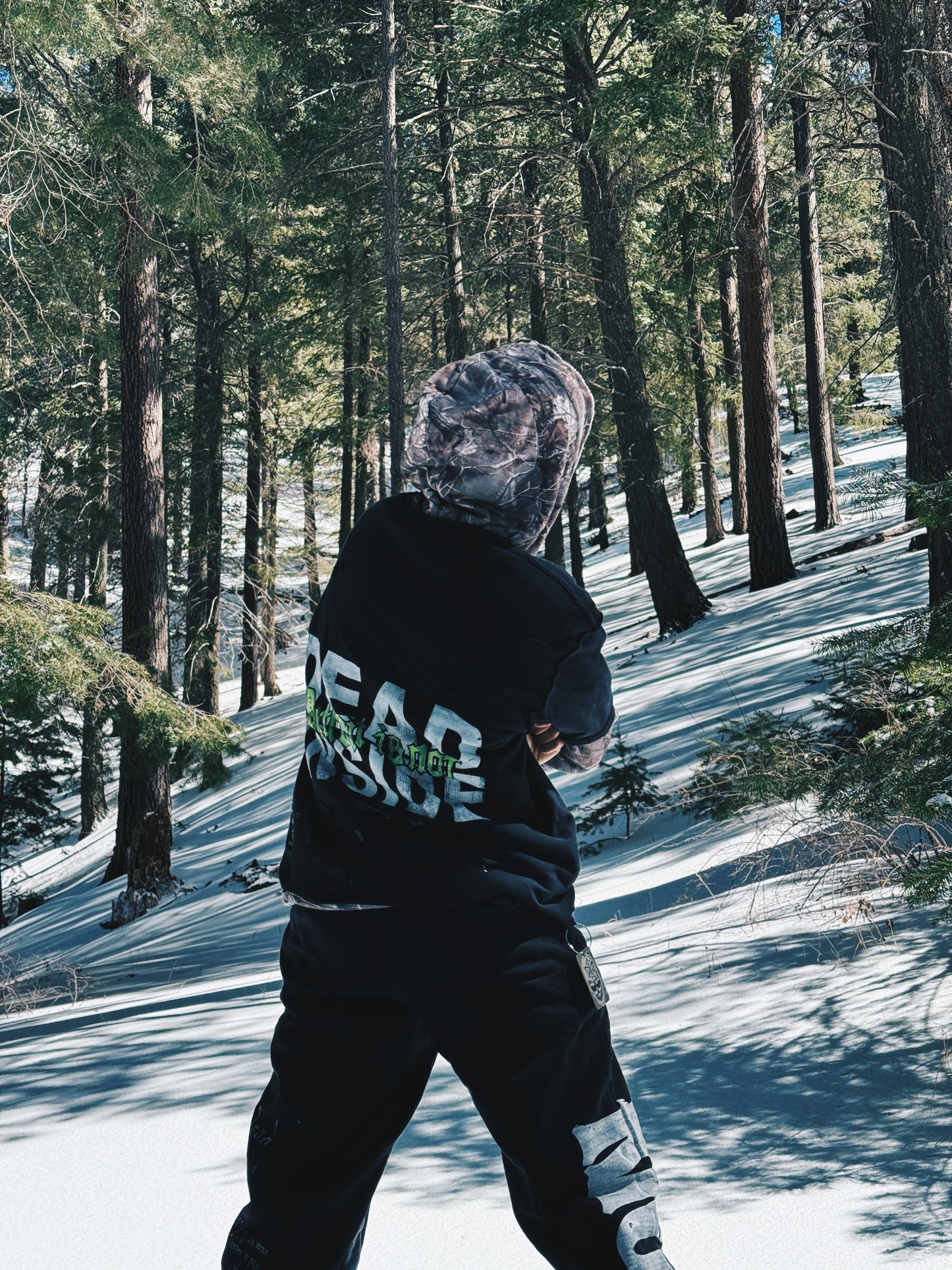 #2 Camo 1 of 1 upcycled hoodie