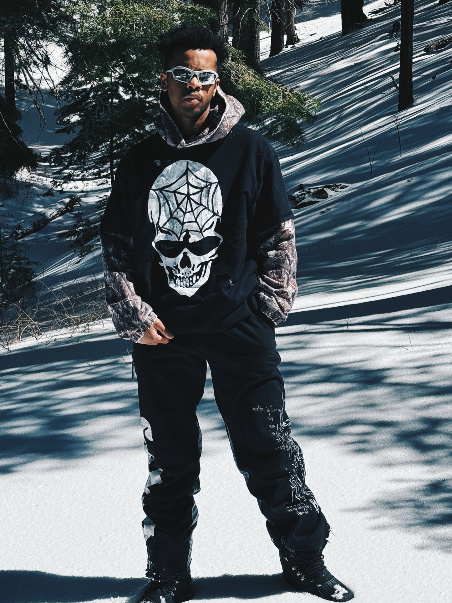 #2 Camo 1 of 1 upcycled hoodie