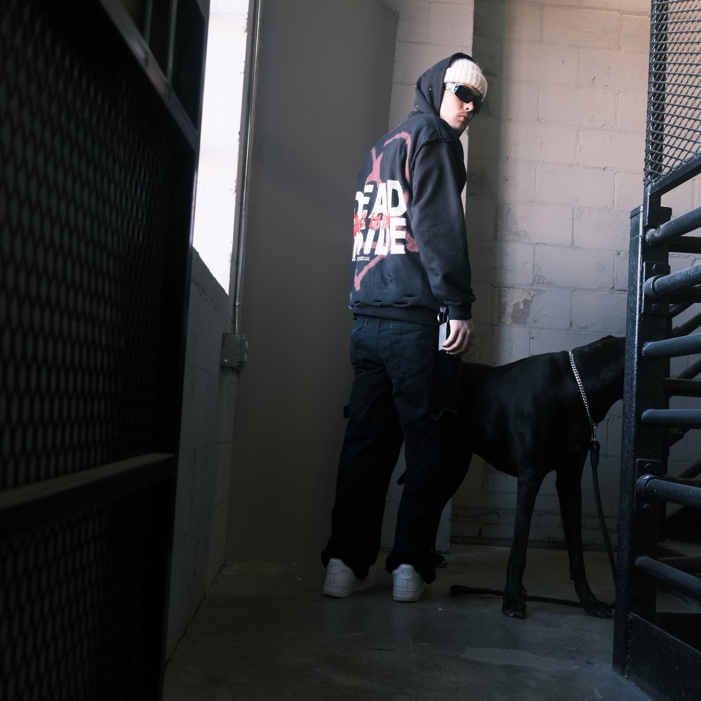 #4 PUNK 1 of 1 upcycled hoodie