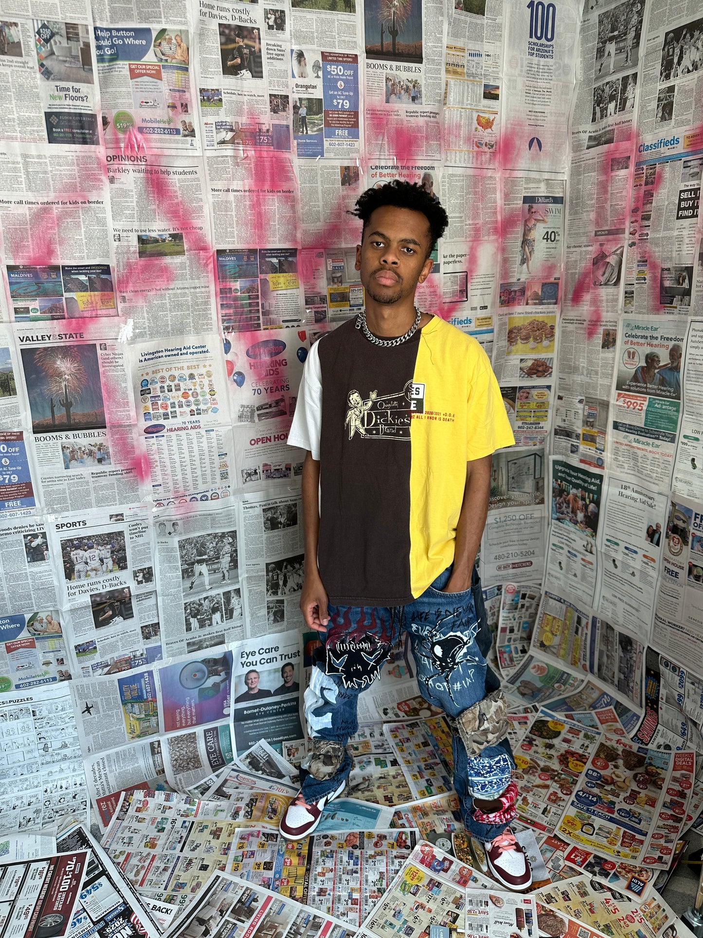 3. Dickies upcycled tee