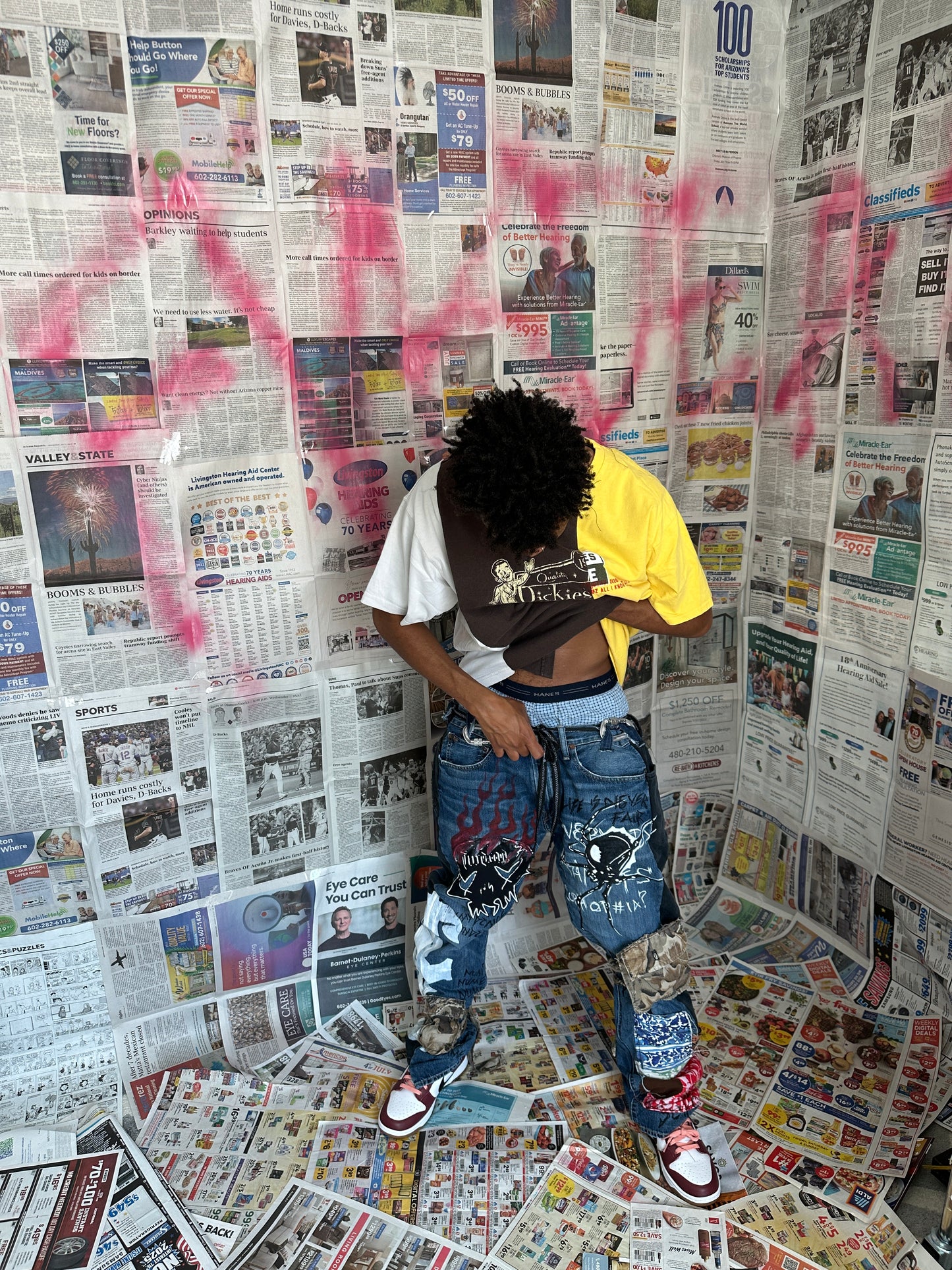 3. Dickies upcycled tee