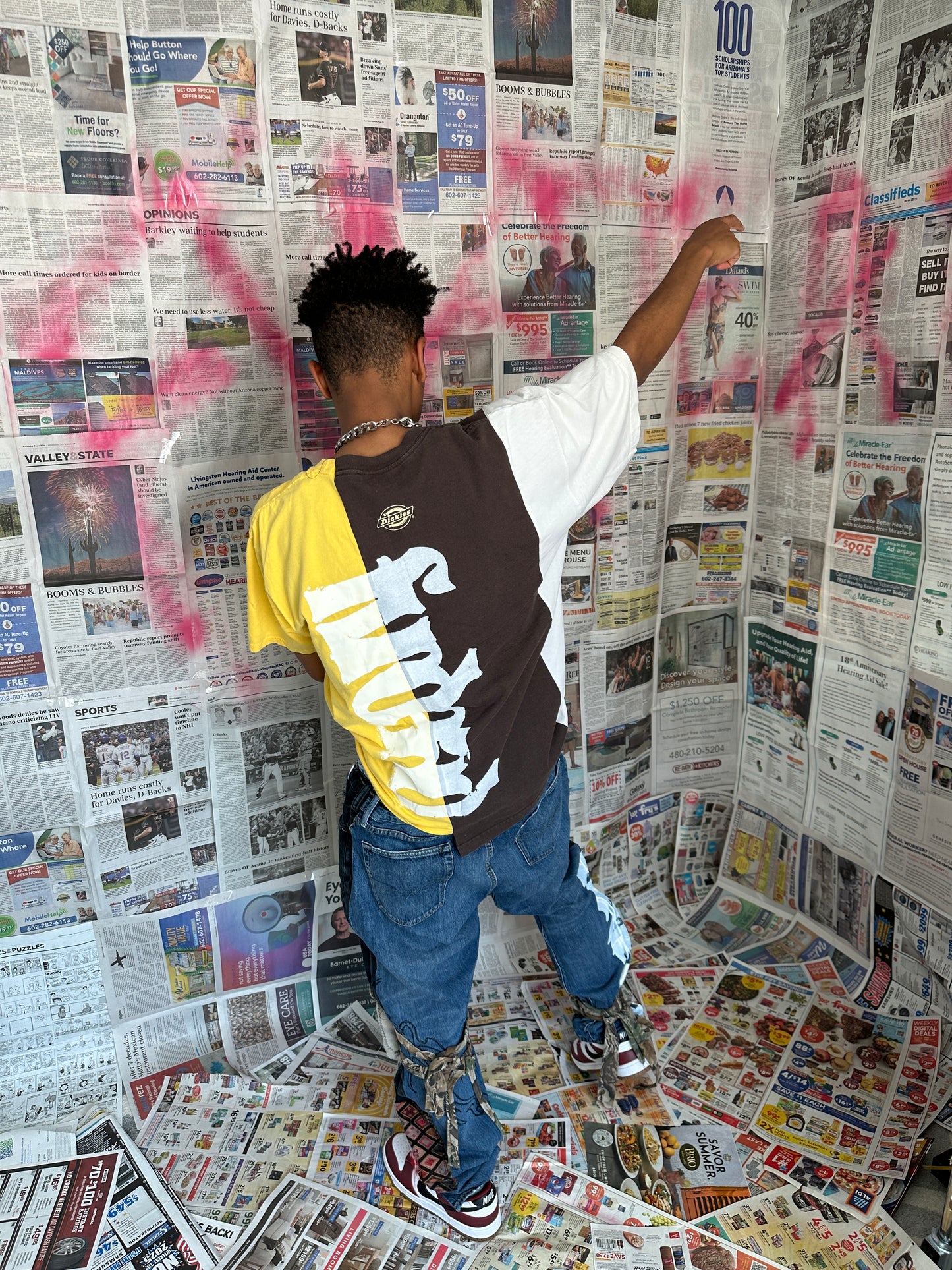 3. Dickies upcycled tee