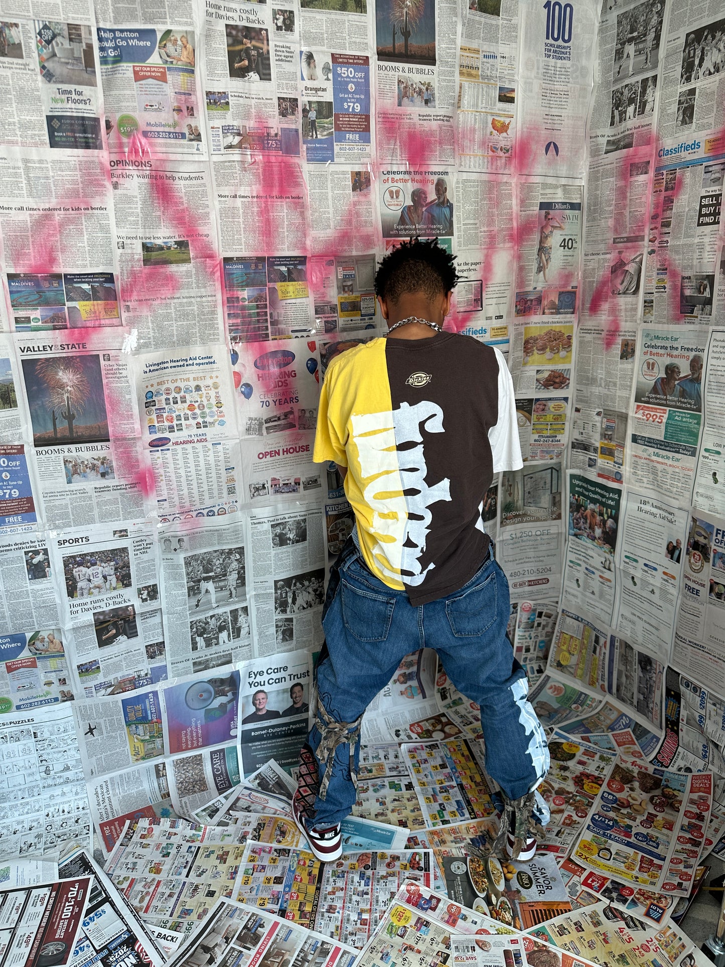 3. Dickies upcycled tee