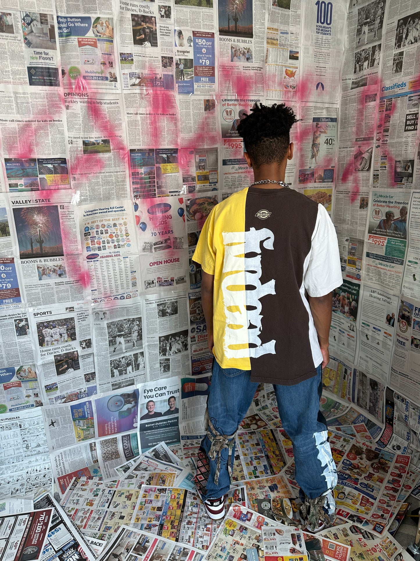 3. Dickies upcycled tee