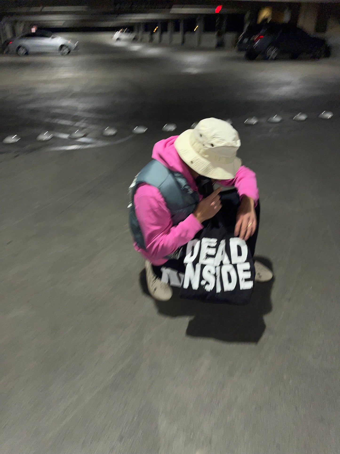 2. Dead Inside Tote Bag Black