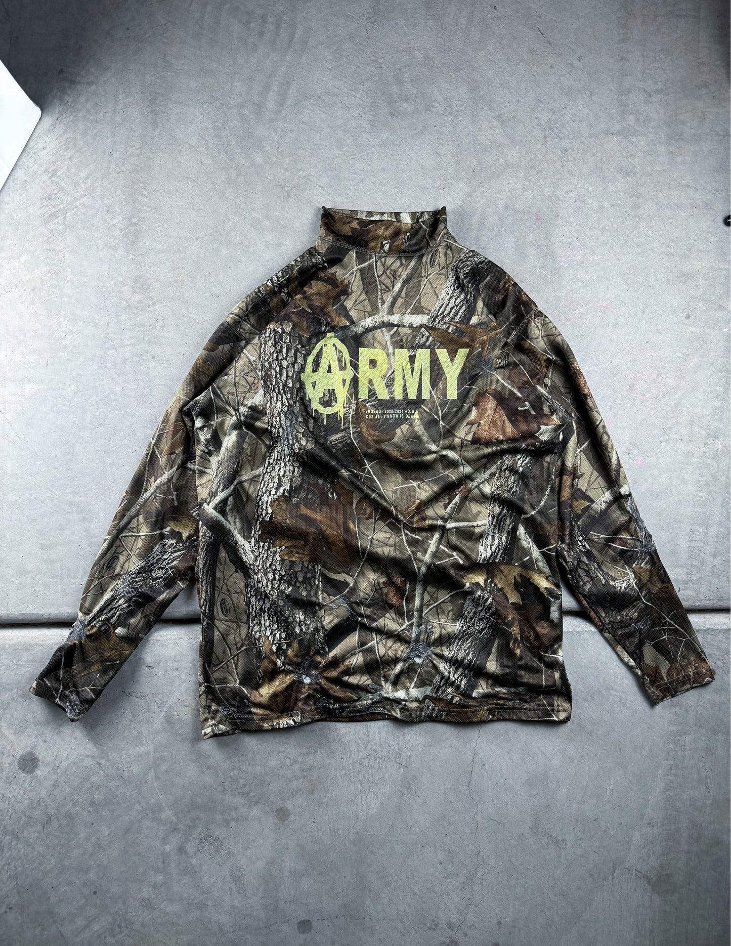 Army in the woods