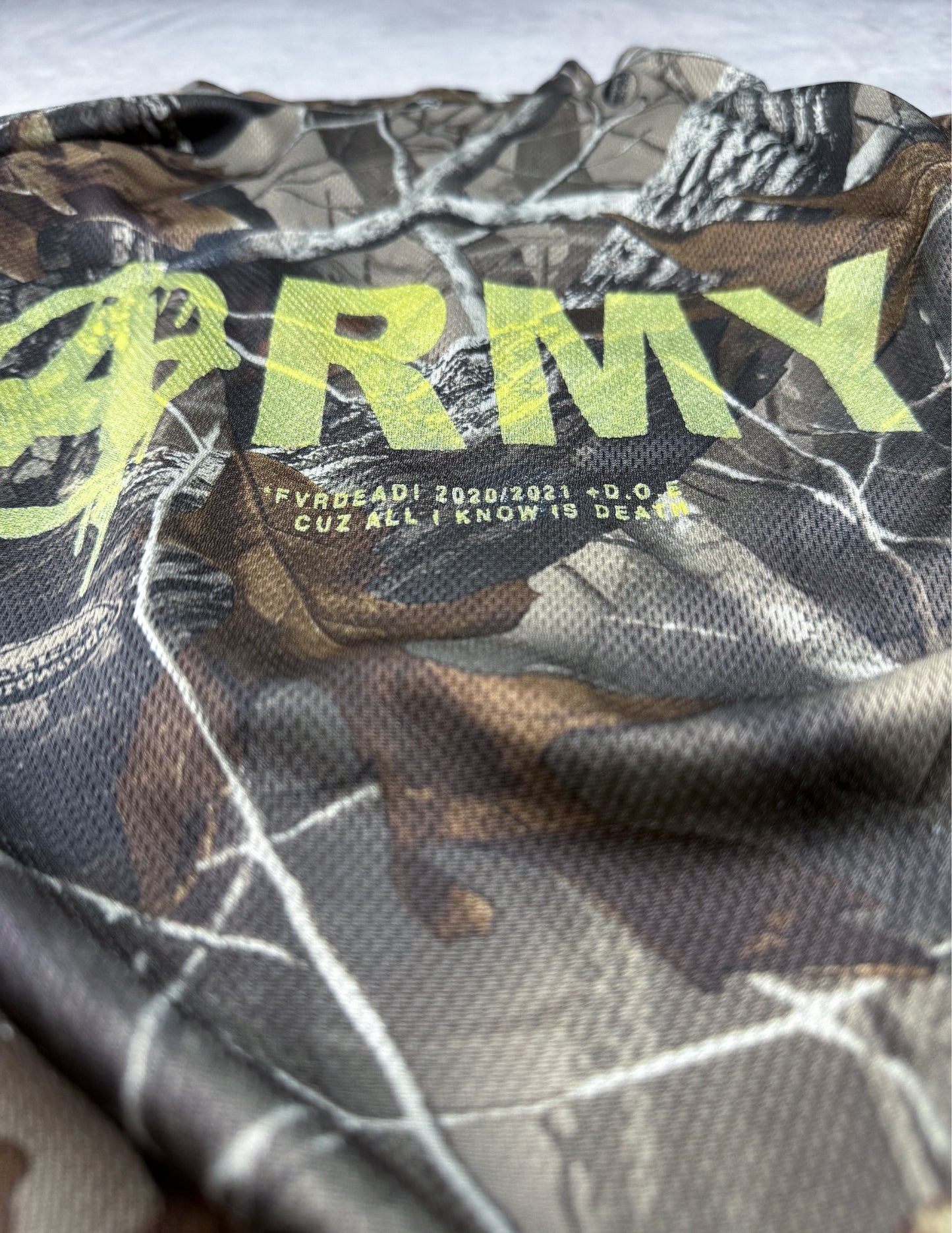 Army in the woods