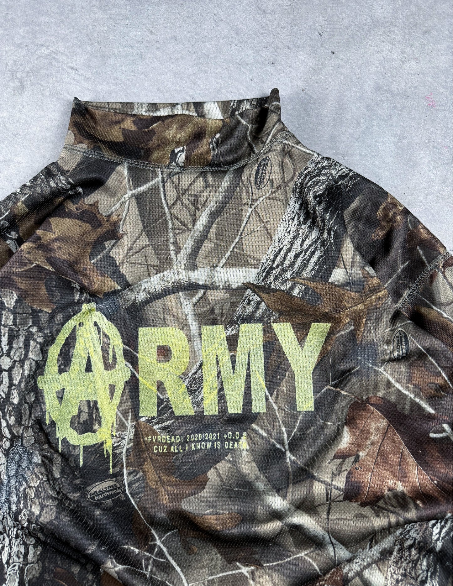 Army in the woods