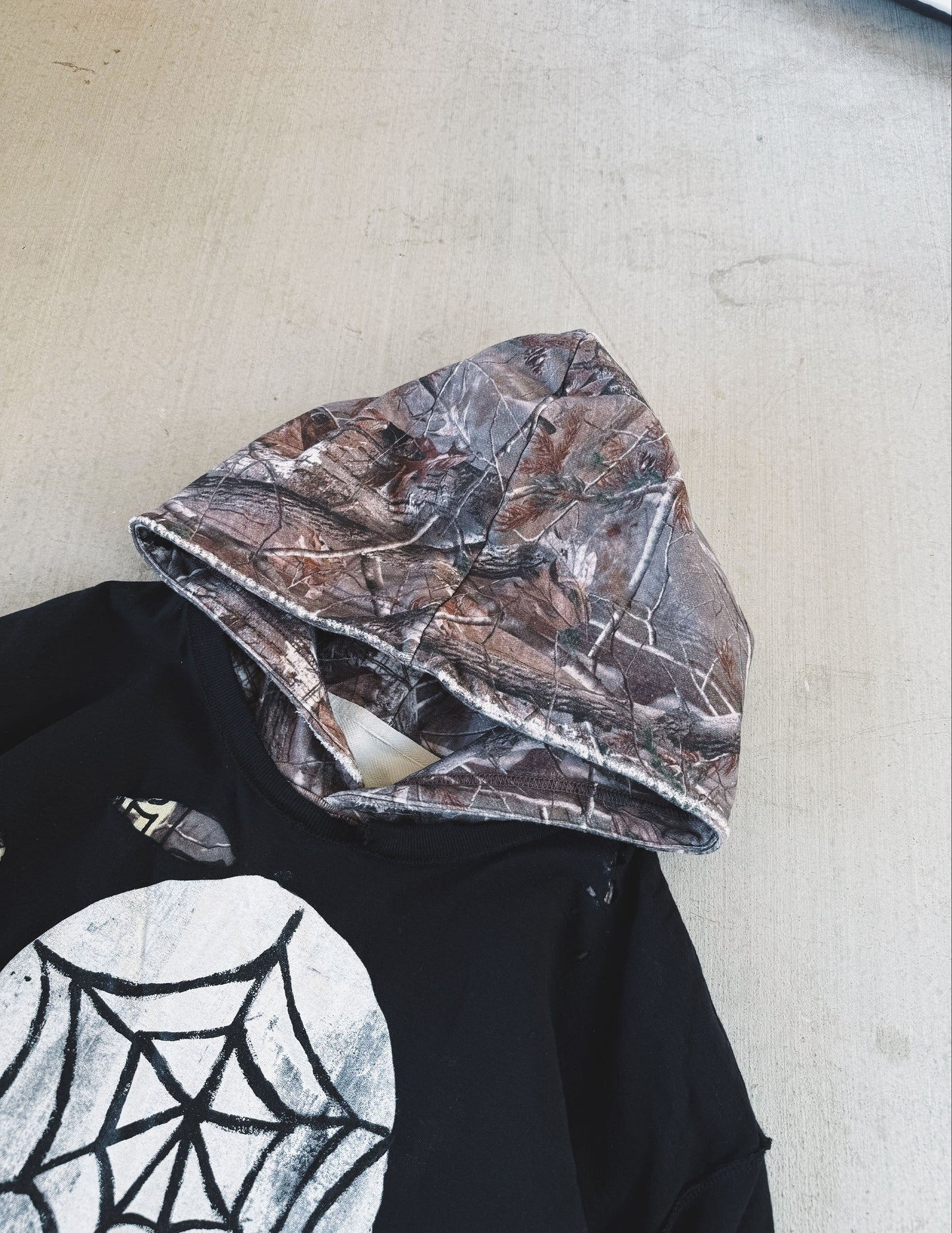 #2 Camo 1 of 1 upcycled hoodie