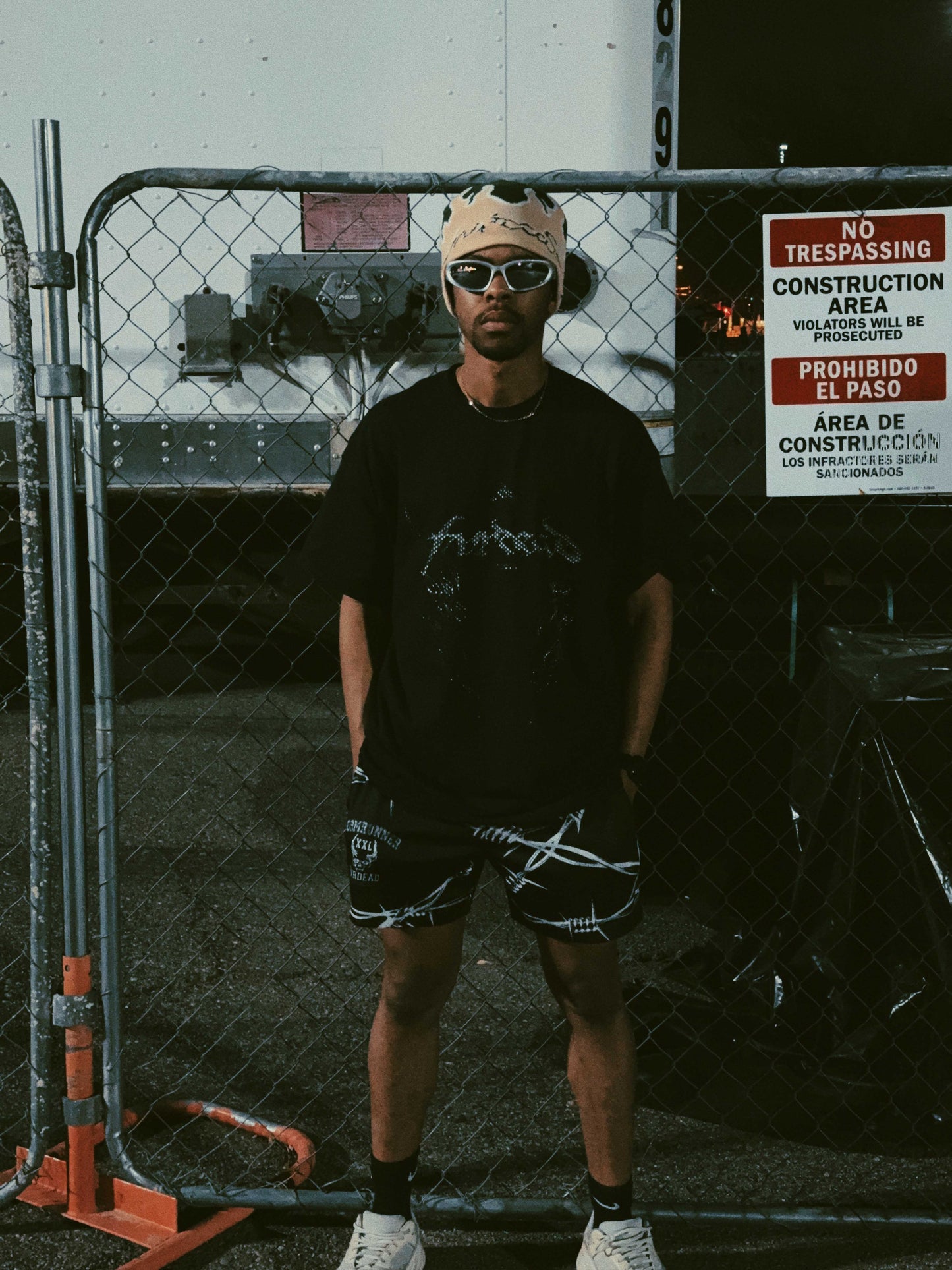 Toxic Moss flame beanie
