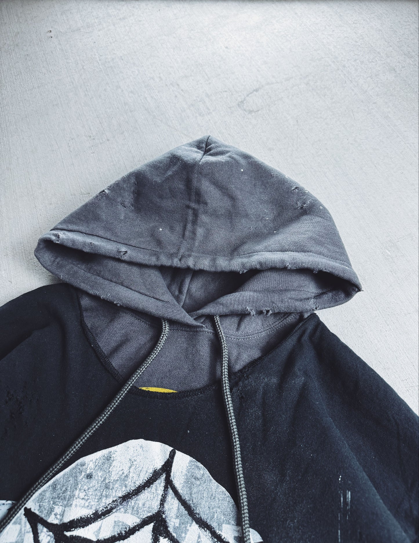 #3 Cement 1 of 1 upcycled hoodie