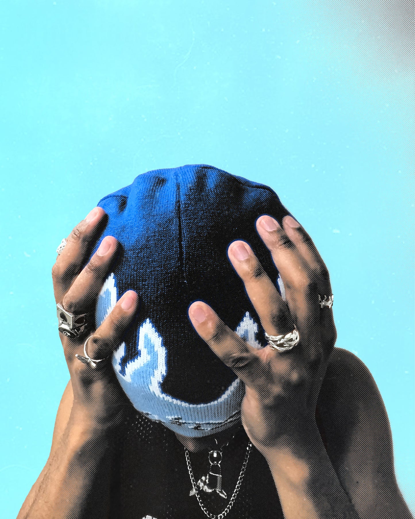 Ice Cold flame beanie