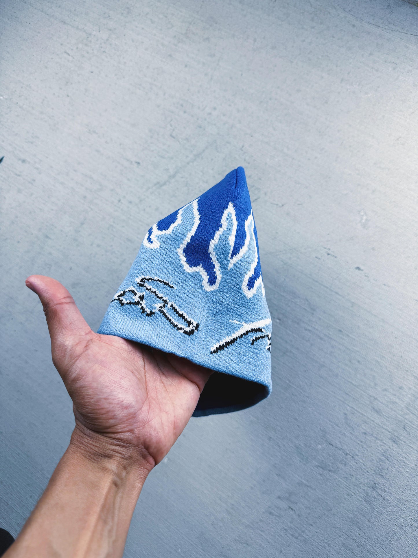 Ice Cold flame beanie