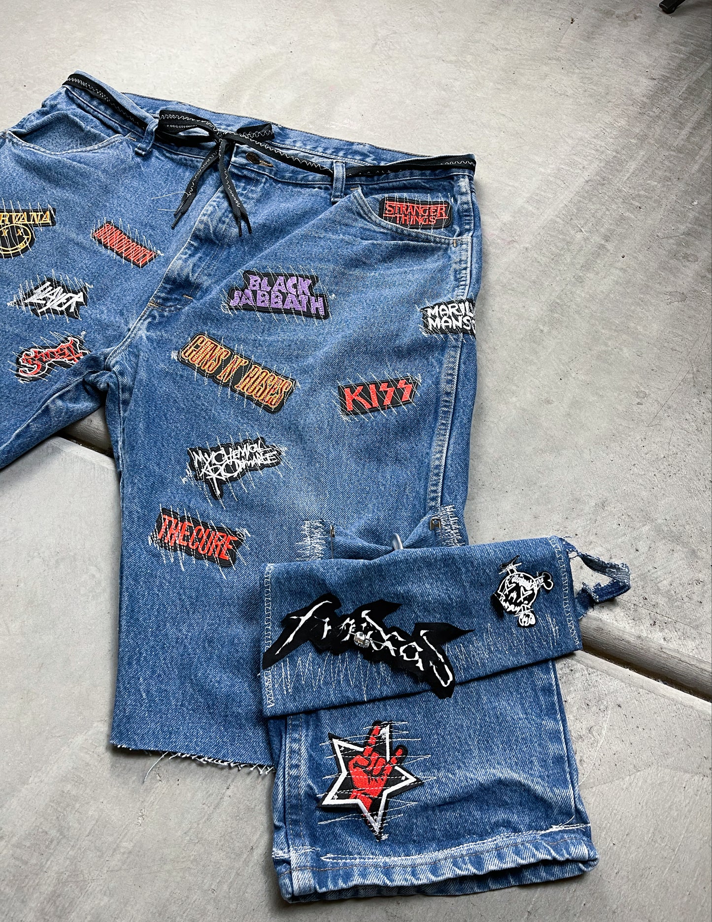 Rockstar Jorts V1 Blue