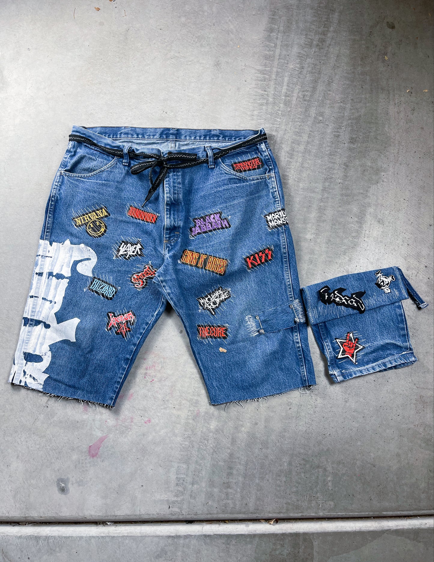 Rockstar Jorts V1 Blue