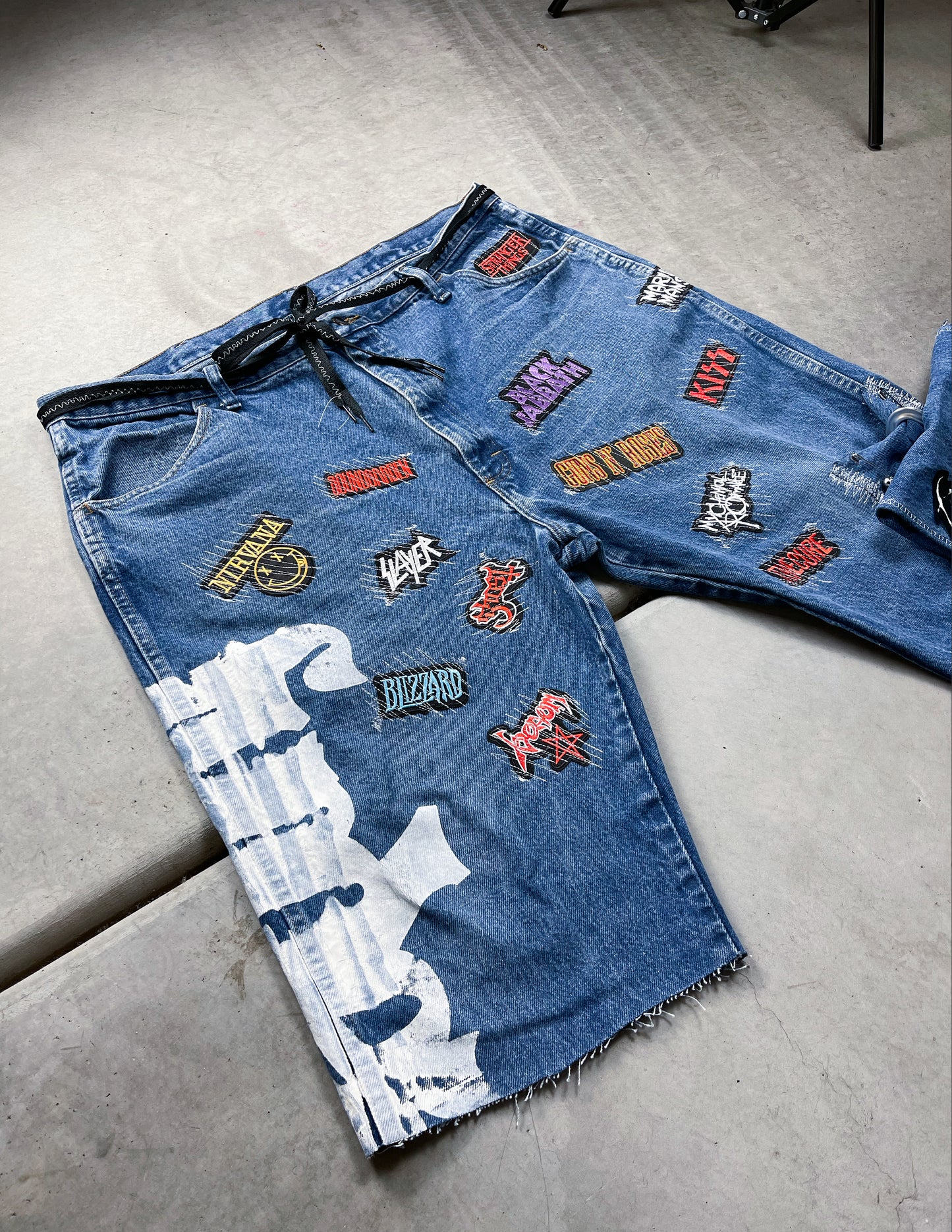 Rockstar Jorts V1 Blue