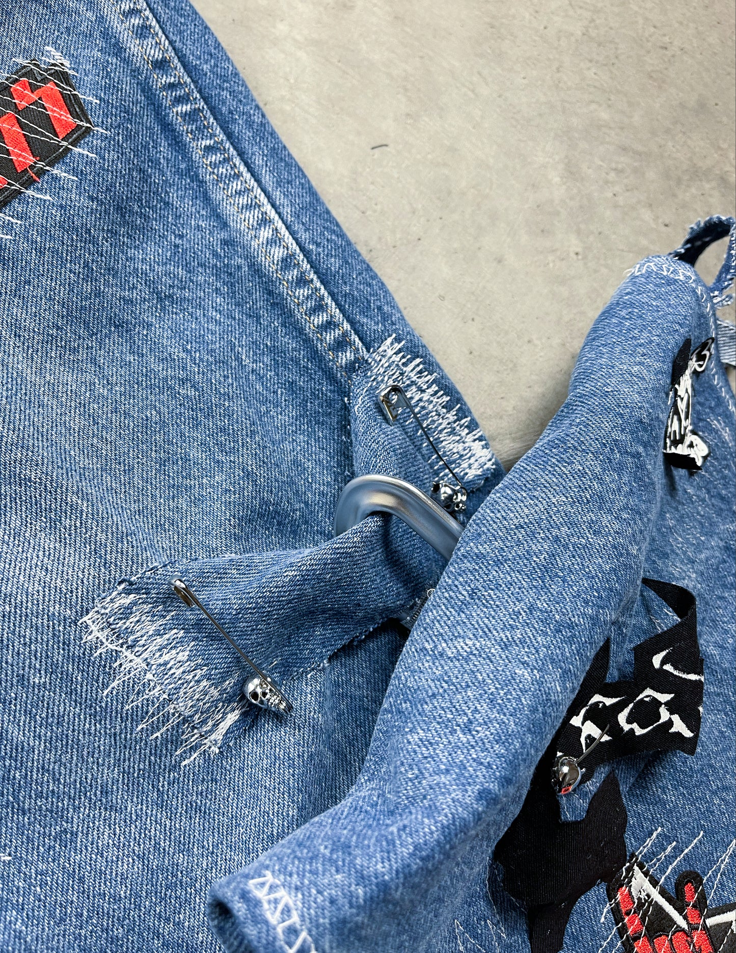 Rockstar Jorts V1 Blue