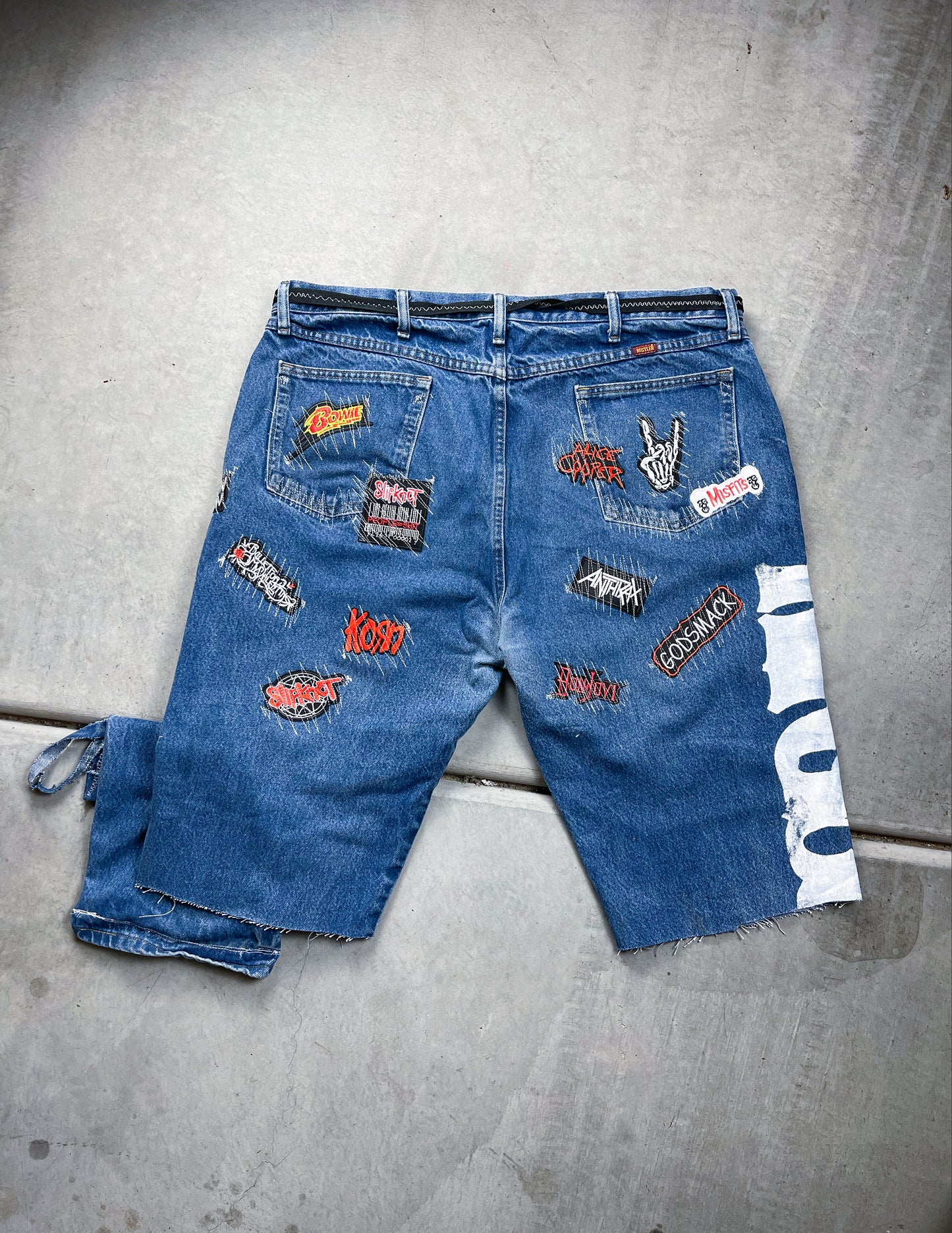 Rockstar Jorts V1 Blue