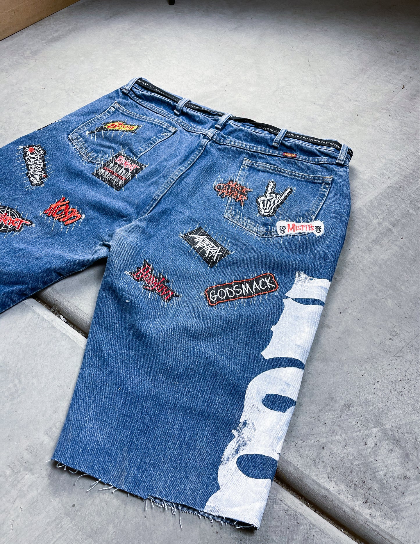 Rockstar Jorts V1 Blue