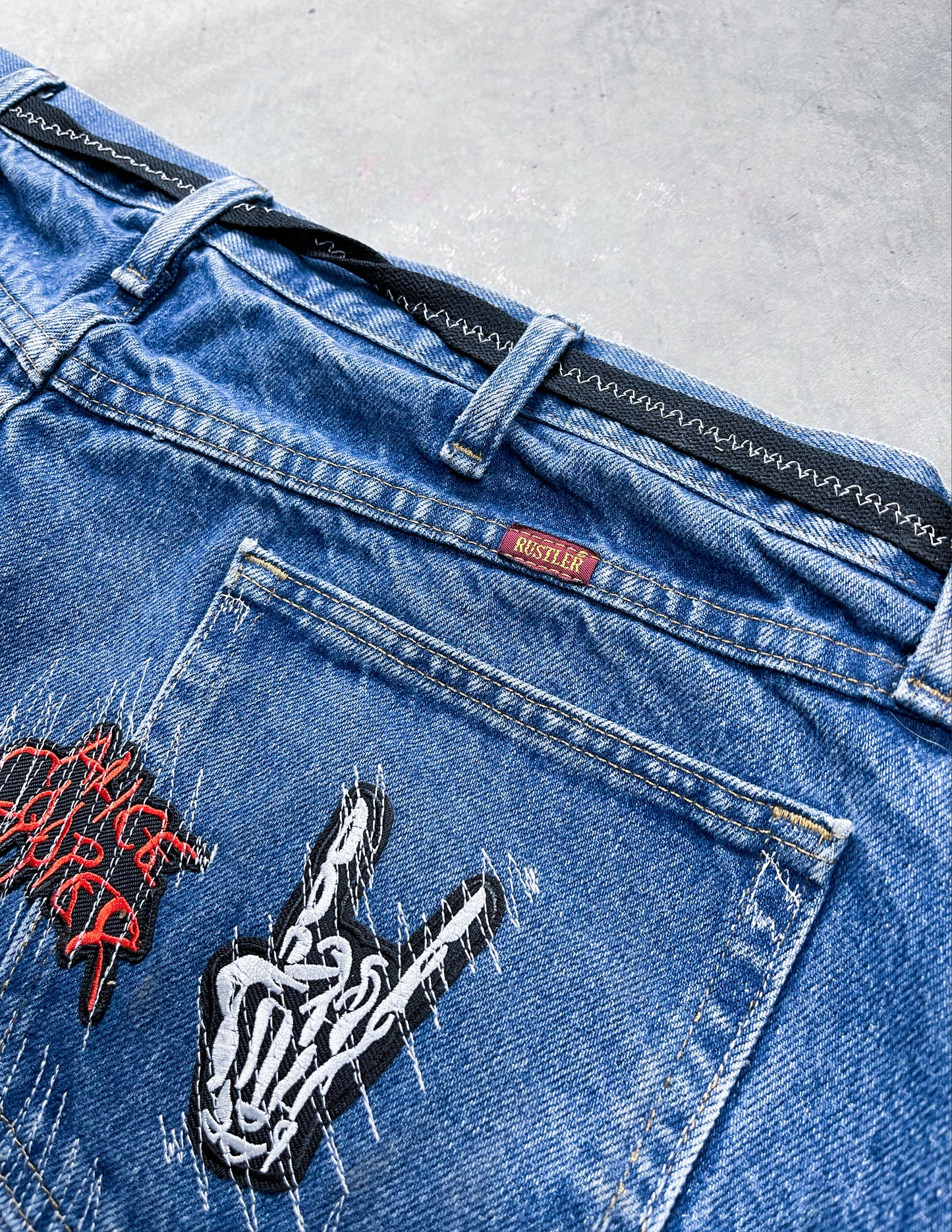Rockstar Jorts V1 Blue