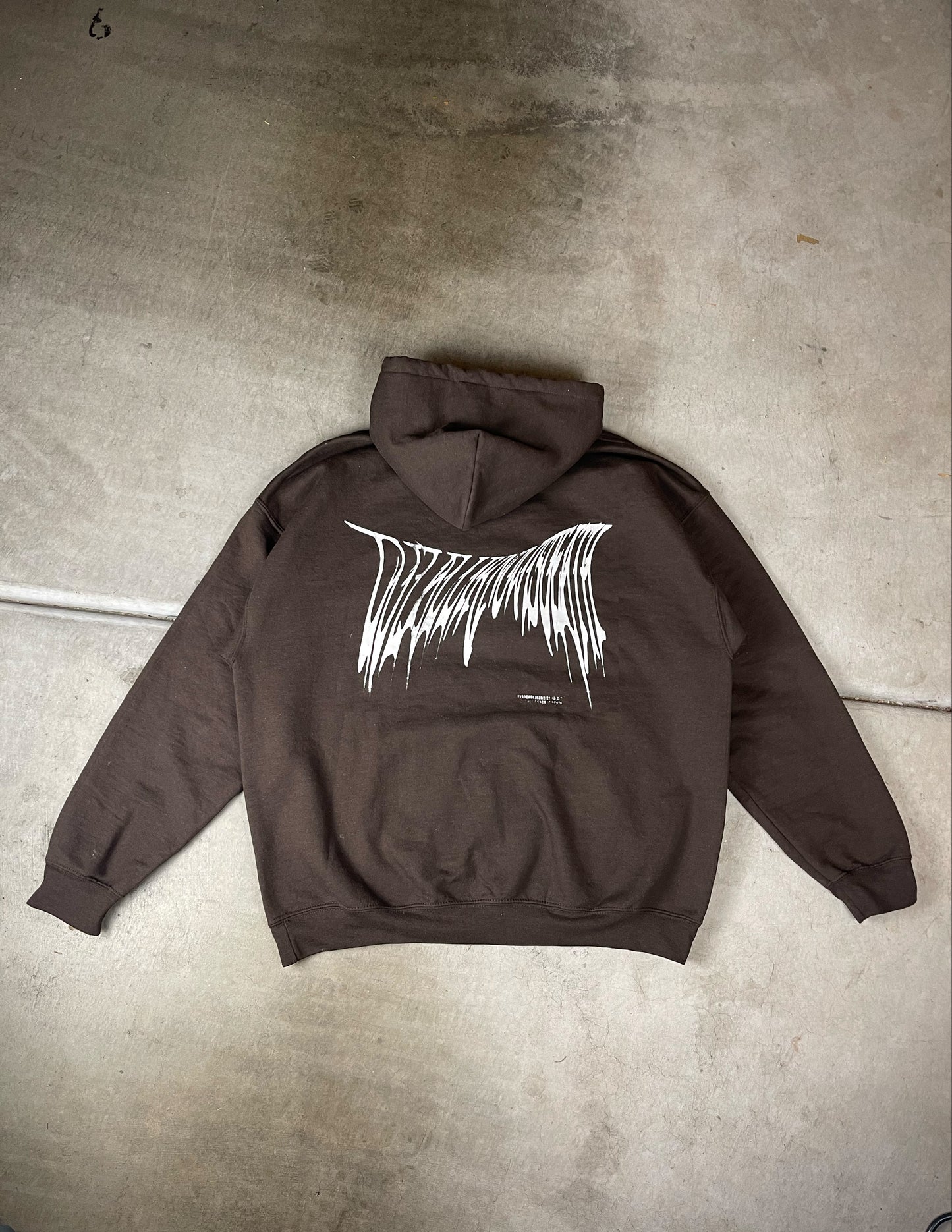 3. Fvrdead Logo Chocolate Hoodie