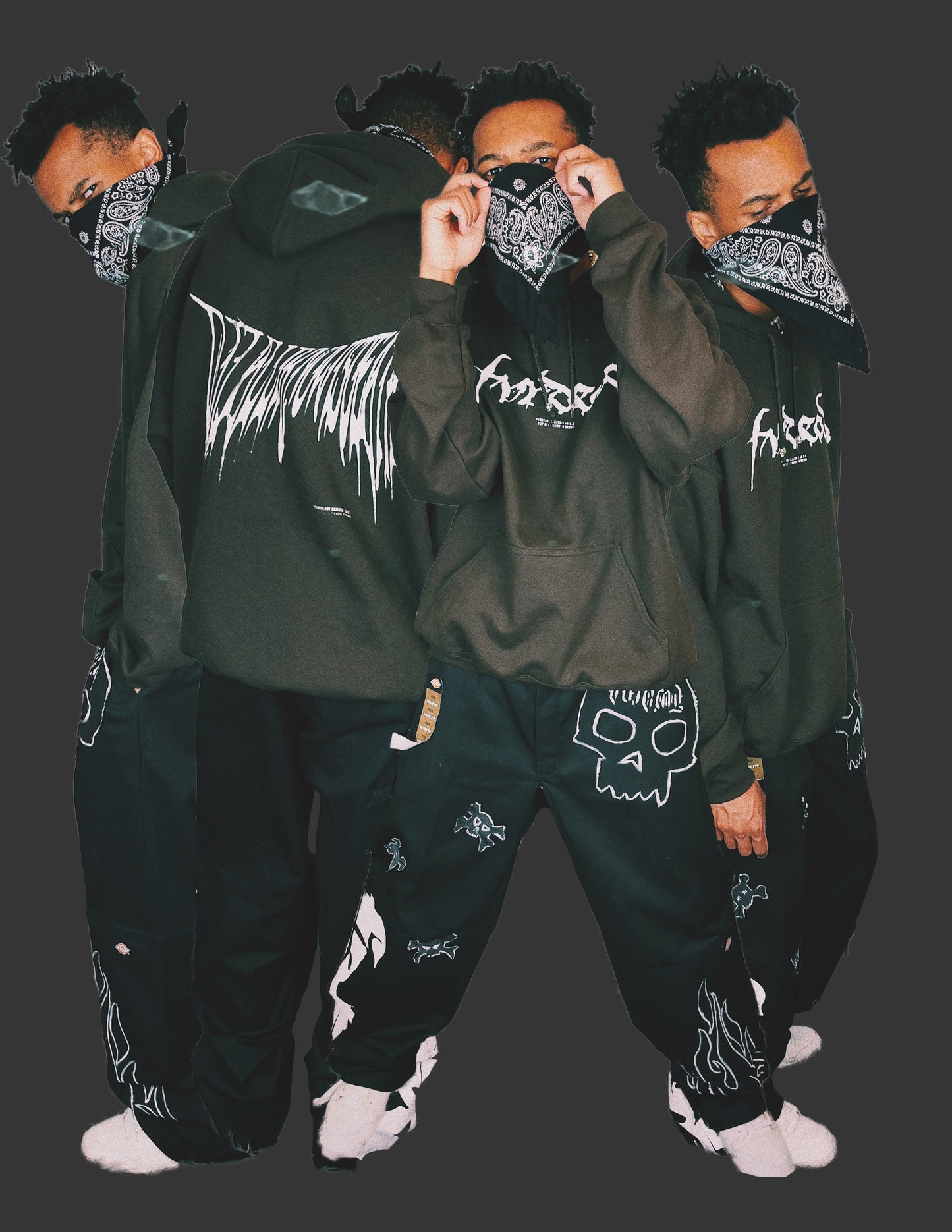 3. Fvrdead Logo Chocolate Hoodie