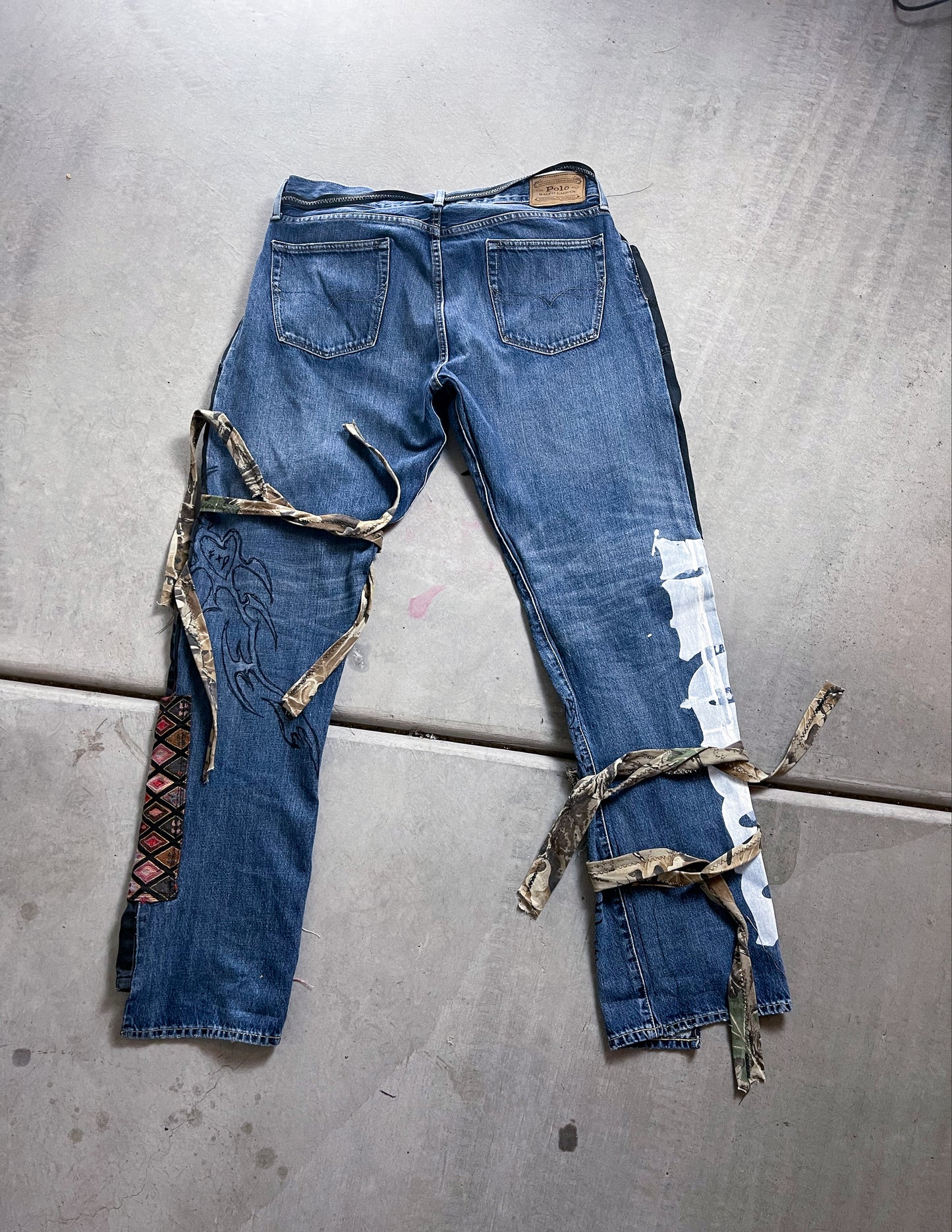2. Crawlin Jeans Levi x Ralph Lauren Polo