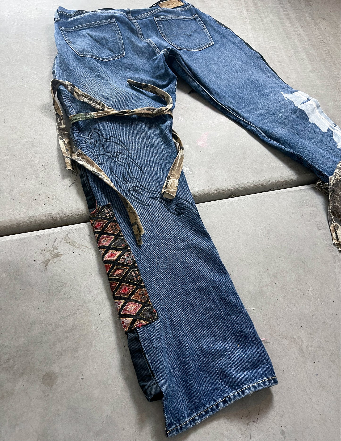 2. Crawlin Jeans Levi x Ralph Lauren Polo