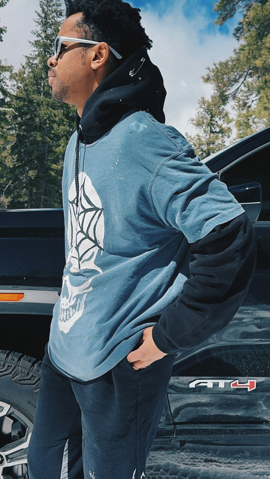 #1 vintage 1 of 1 upcycled hoodie