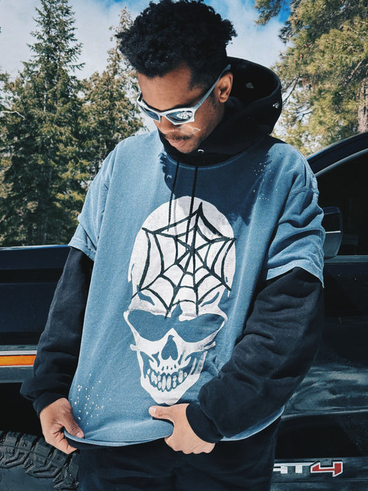 #1 vintage 1 of 1 upcycled hoodie