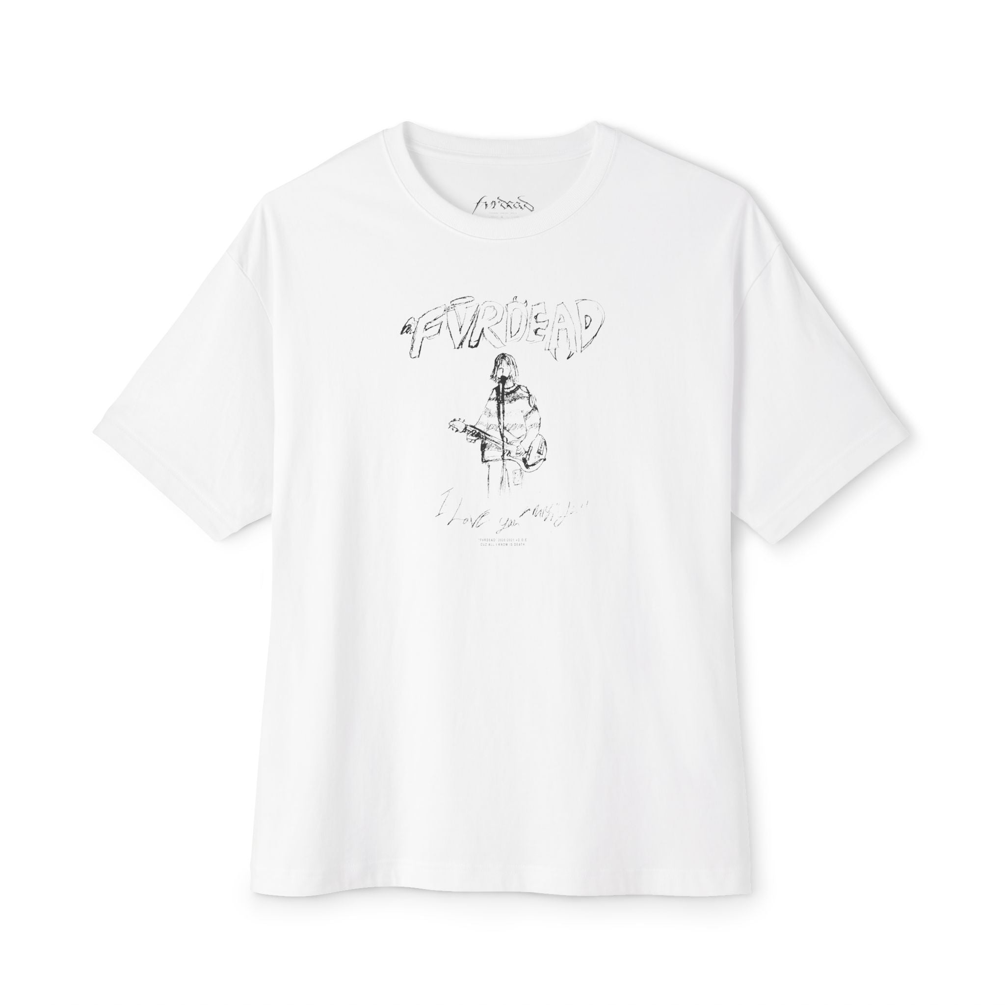 Sketch of Kurt wht tee
