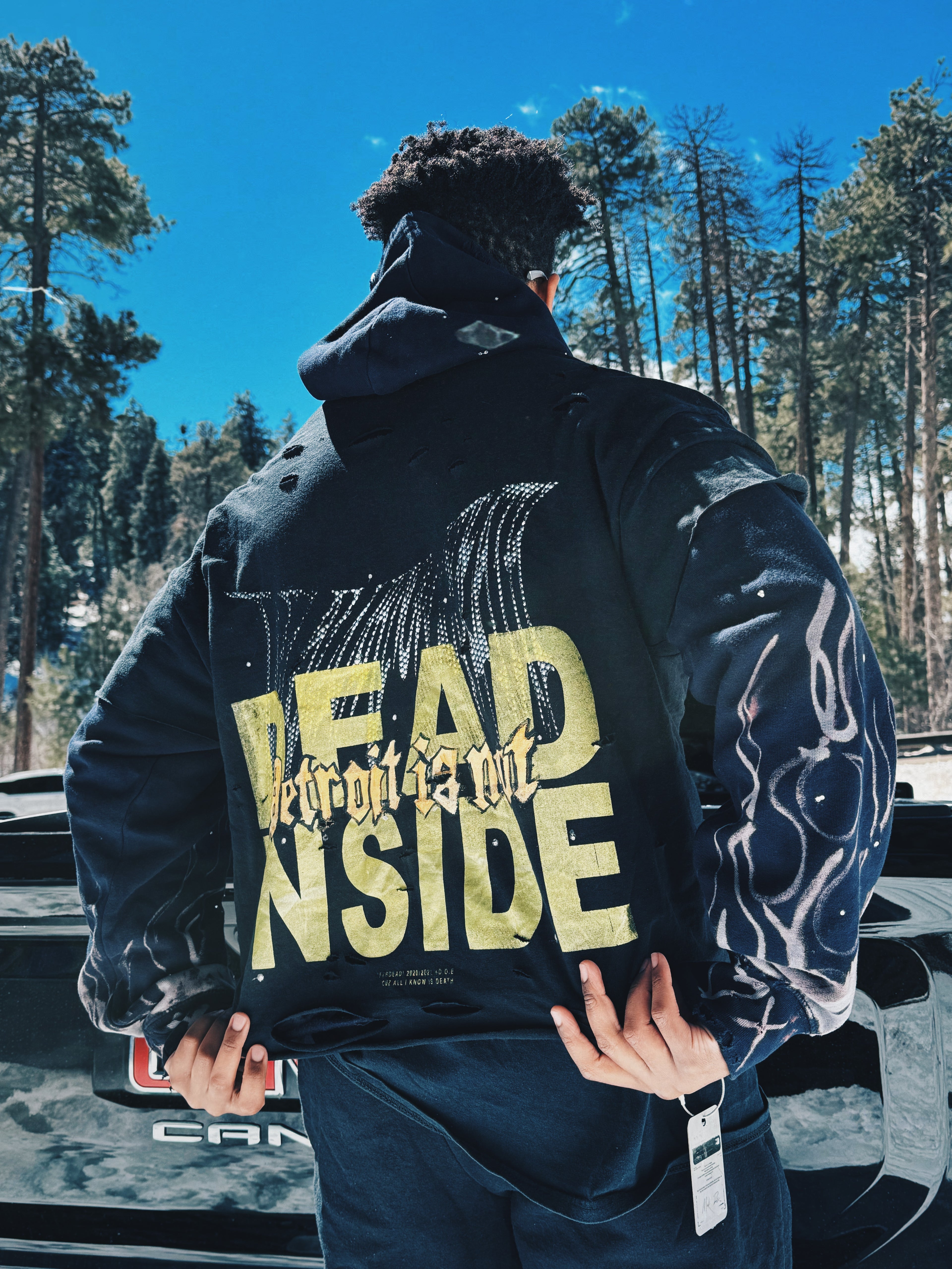 #6 NYPD 1 of 1 upcycled hoodie