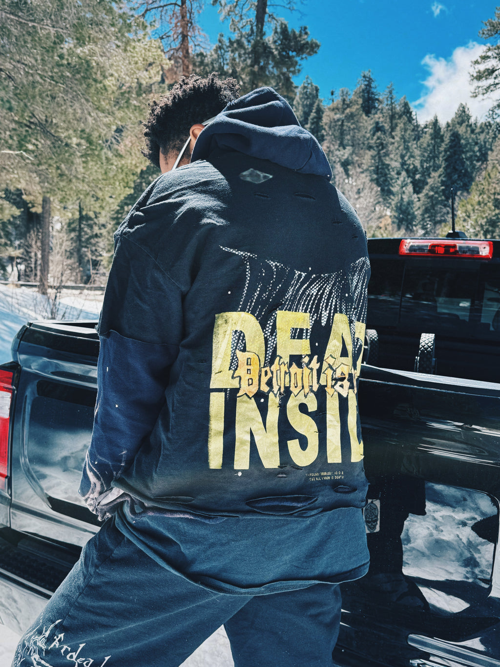 #6 NYPD 1 of 1 upcycled hoodie