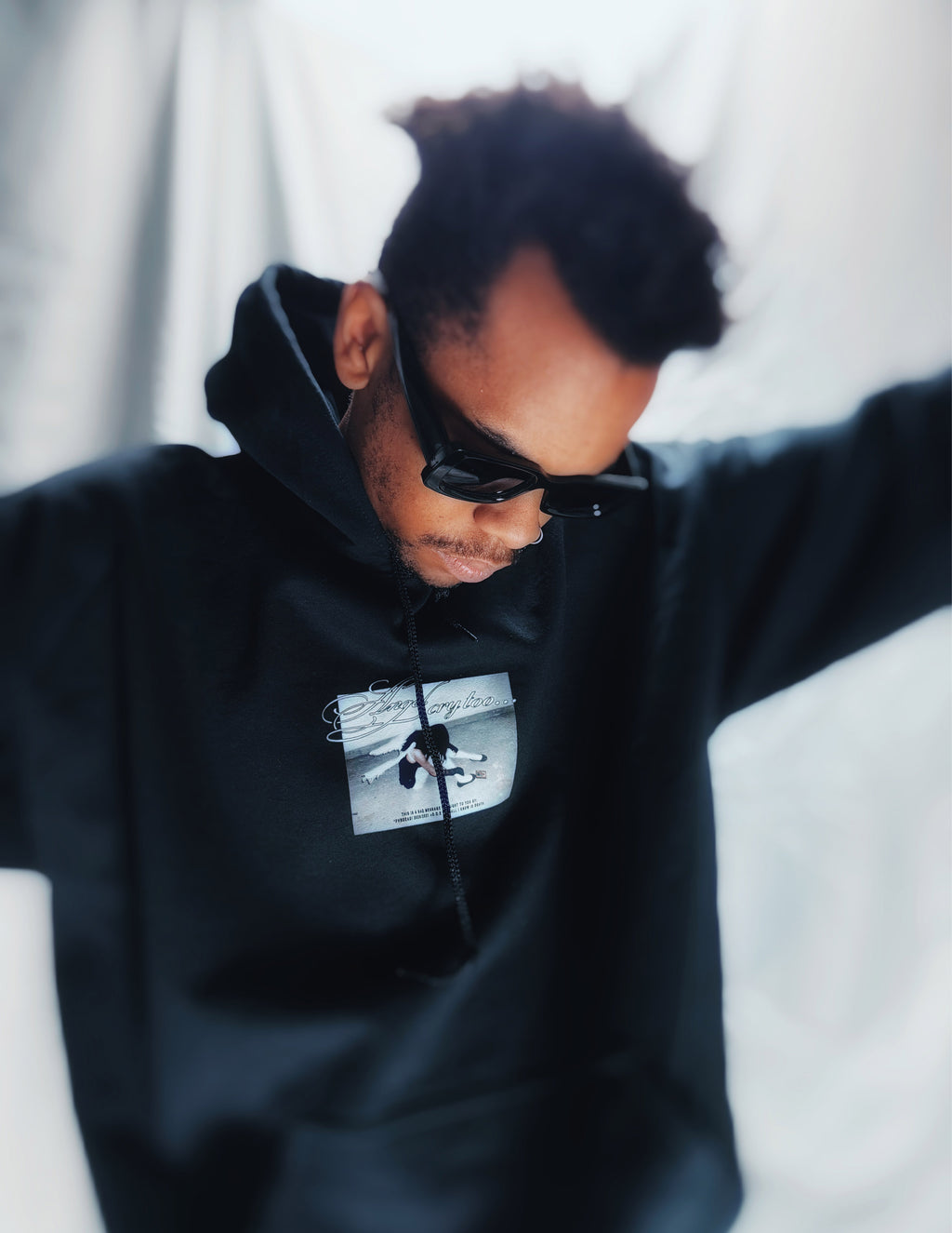 Los ángeles también lloran... Sudadera negra