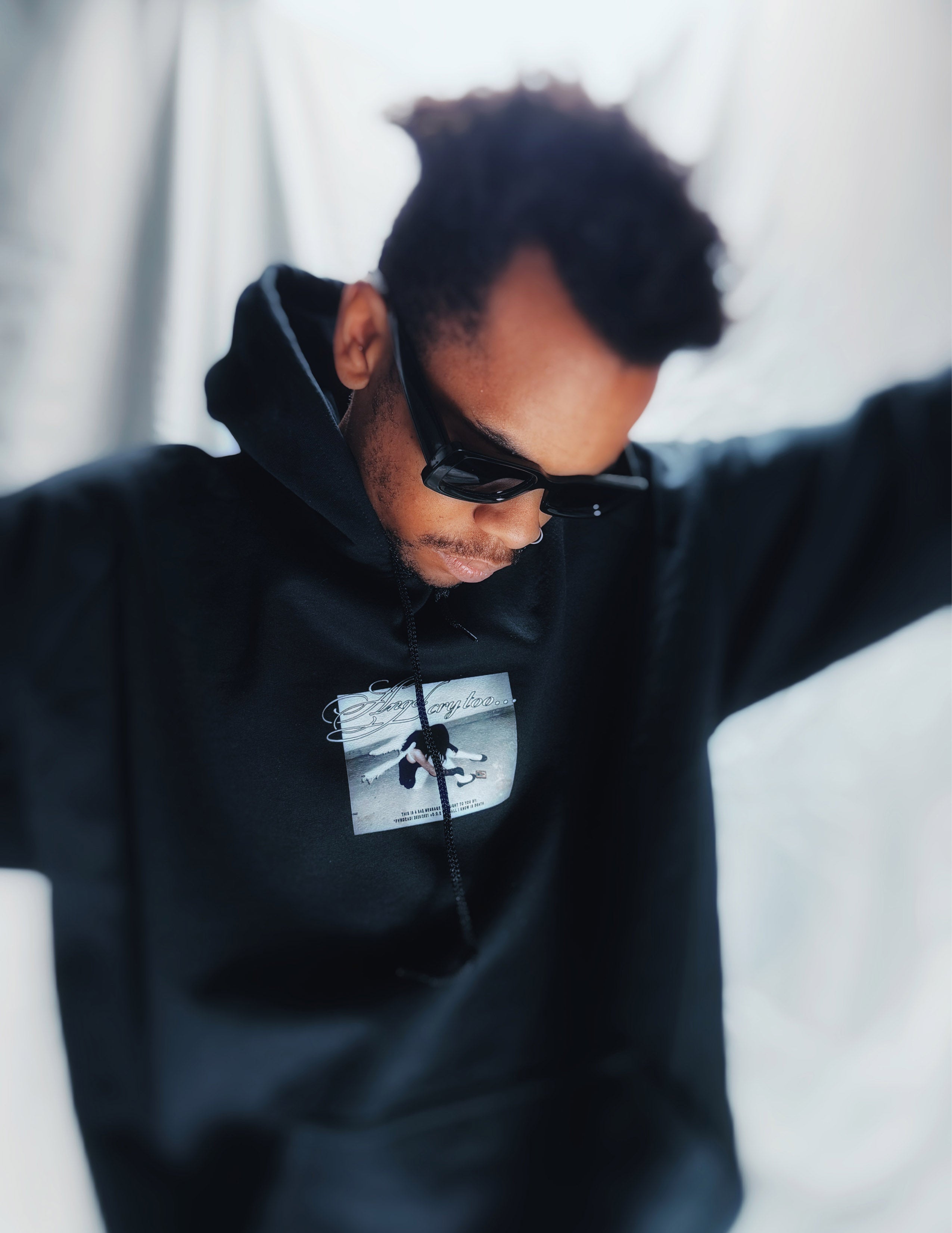 Los ángeles también lloran... Sudadera negra