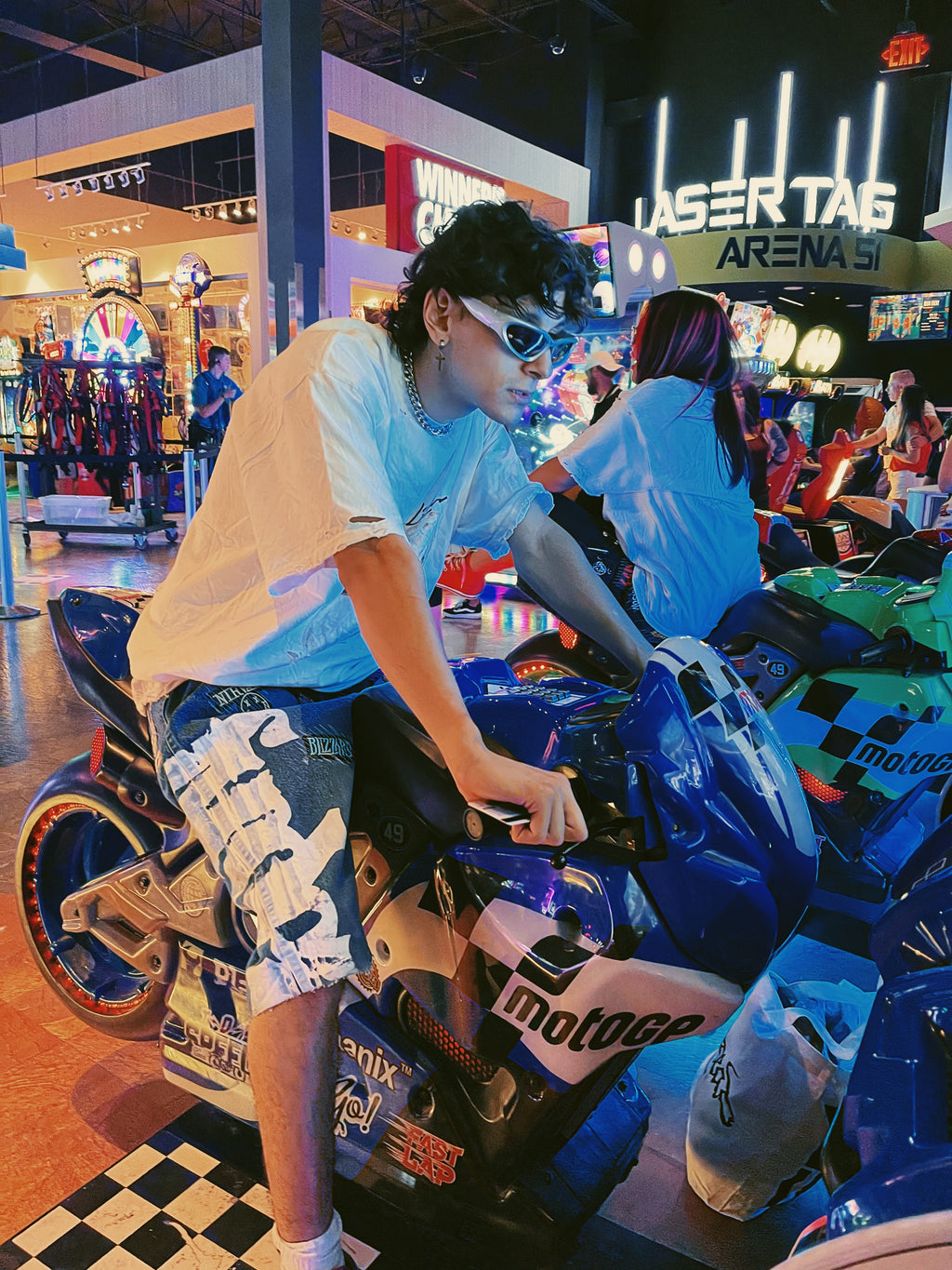 Pantalones cortos Rockstar V1 azules