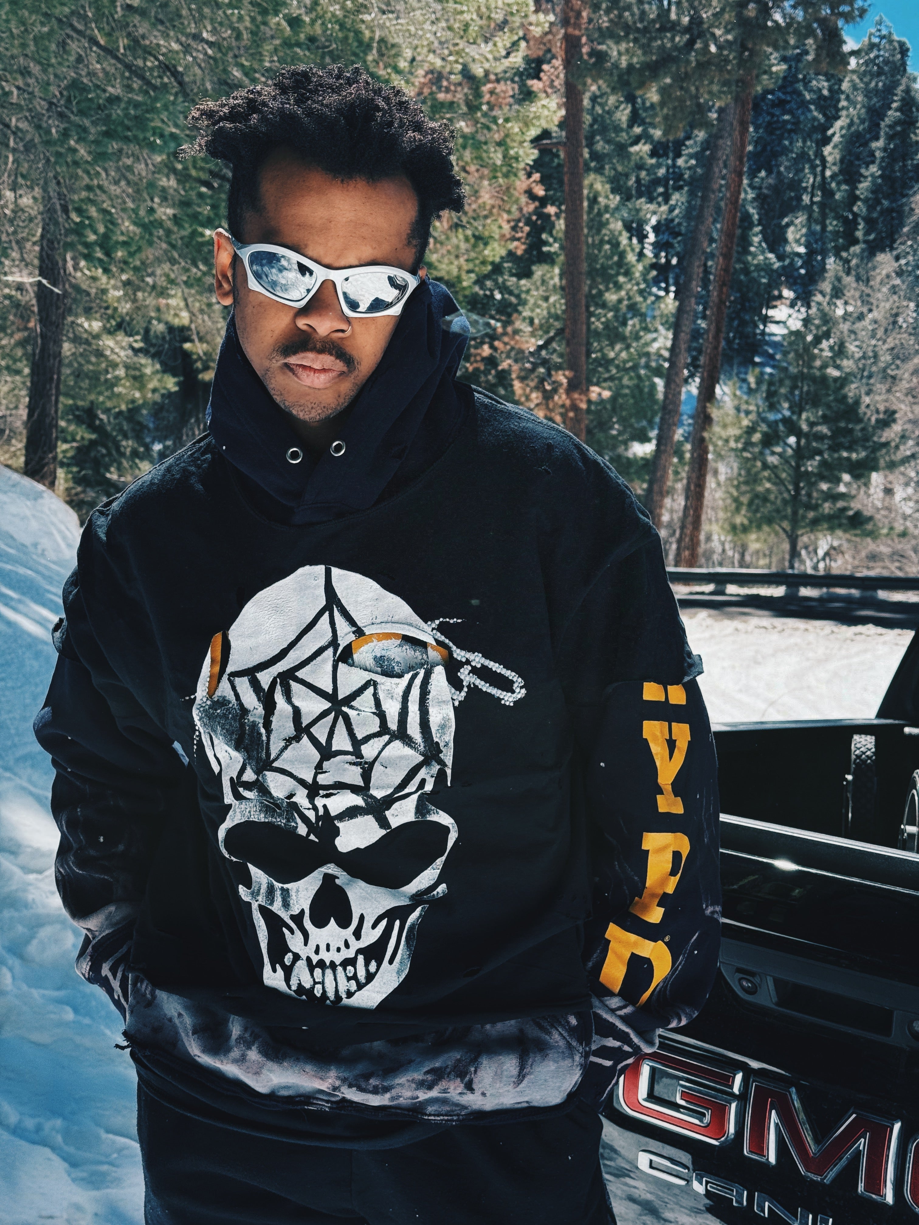 #6 NYPD 1 of 1 upcycled hoodie