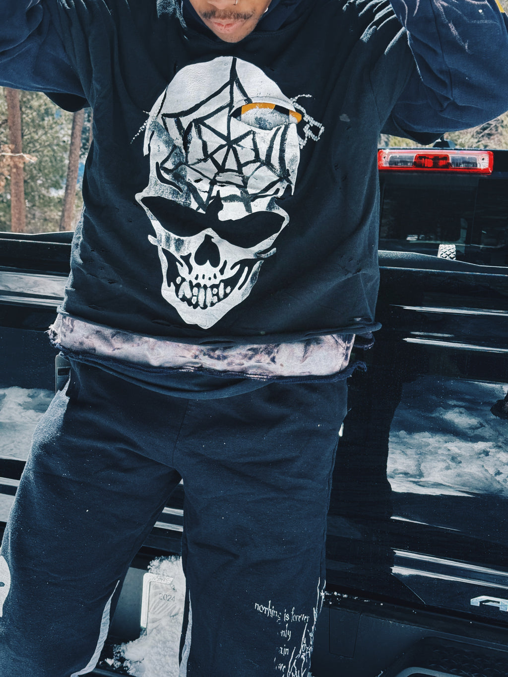 #6 NYPD 1 of 1 upcycled hoodie