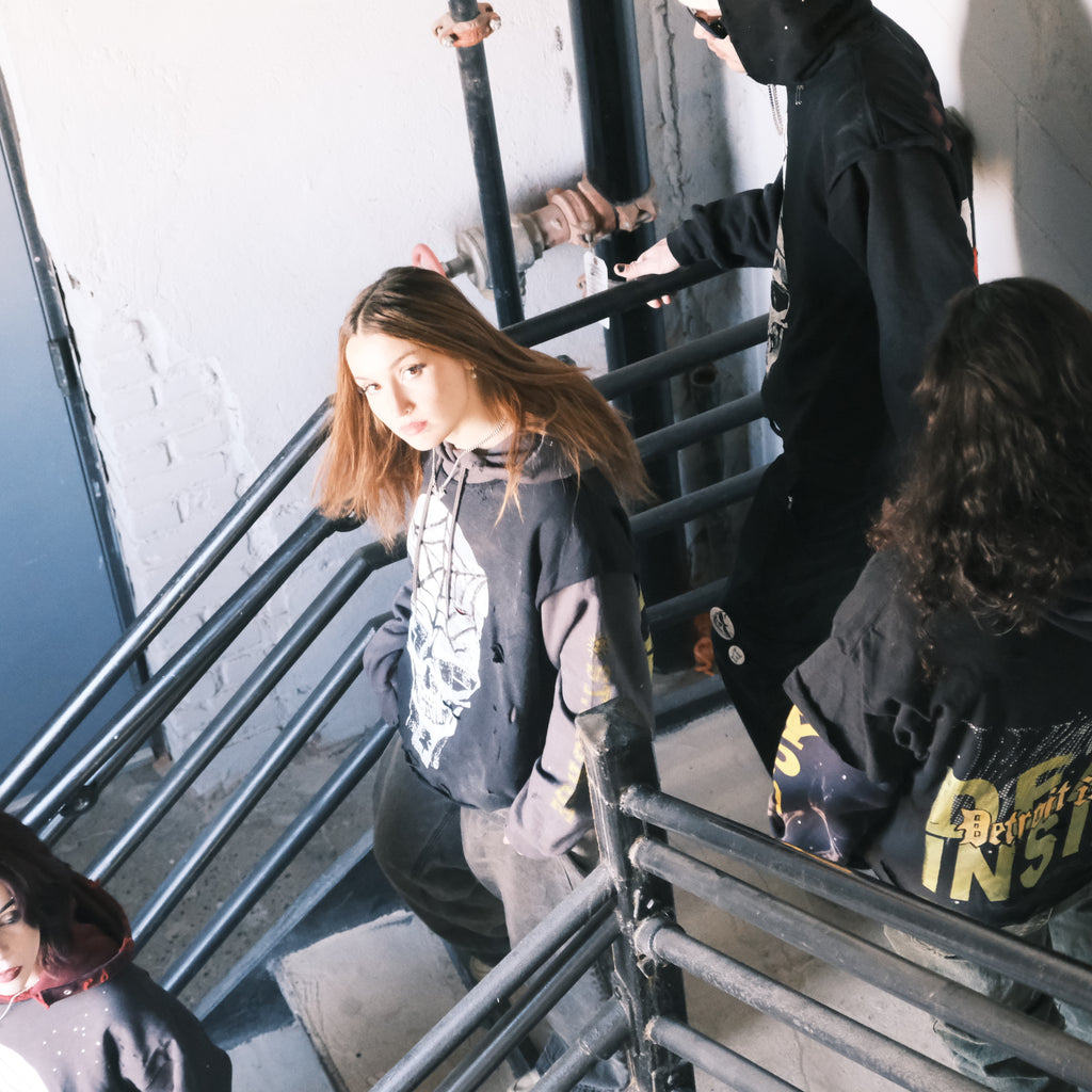 Sudadera con capucha reciclada #3 Cement 1 de 1