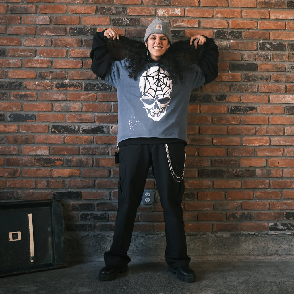 #1 vintage 1 of 1 upcycled hoodie