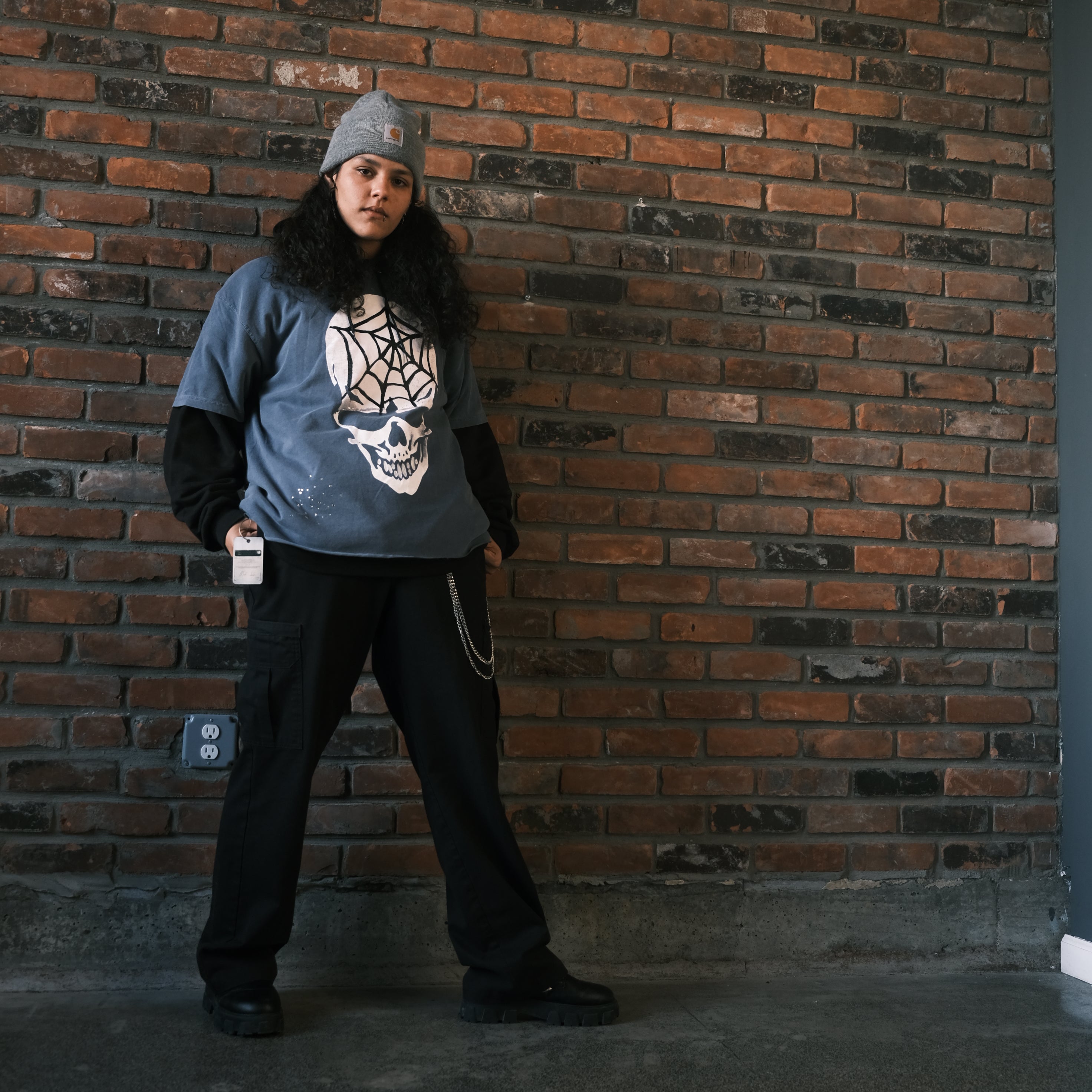 #1 vintage 1 of 1 upcycled hoodie