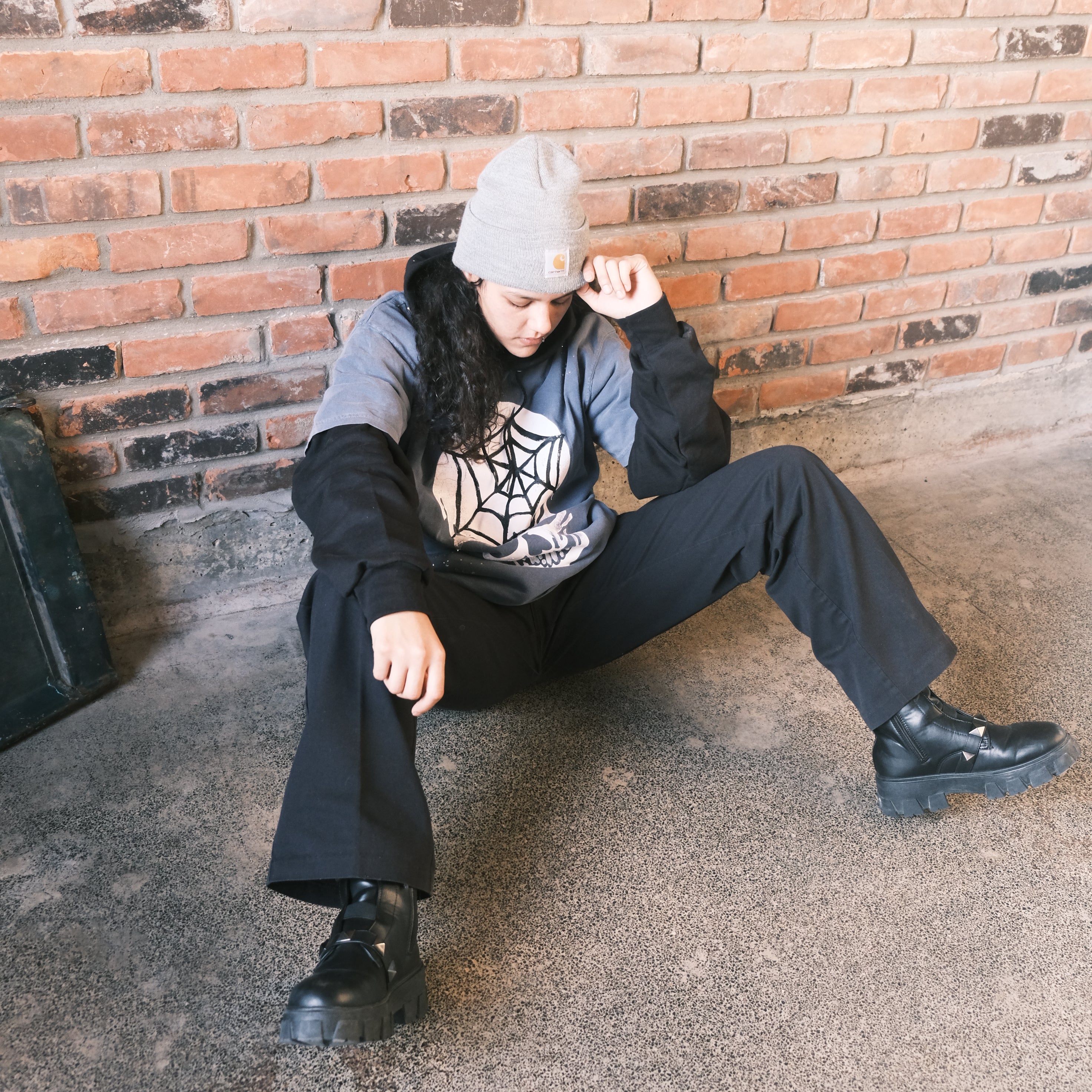 #1 vintage 1 of 1 upcycled hoodie