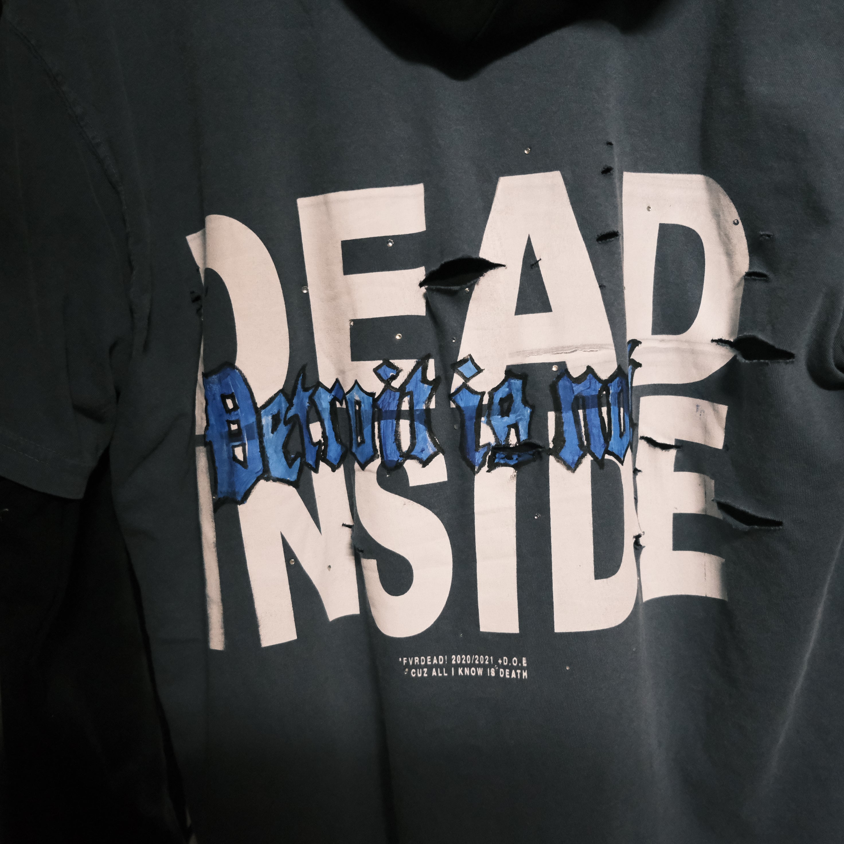 #1 vintage 1 of 1 upcycled hoodie