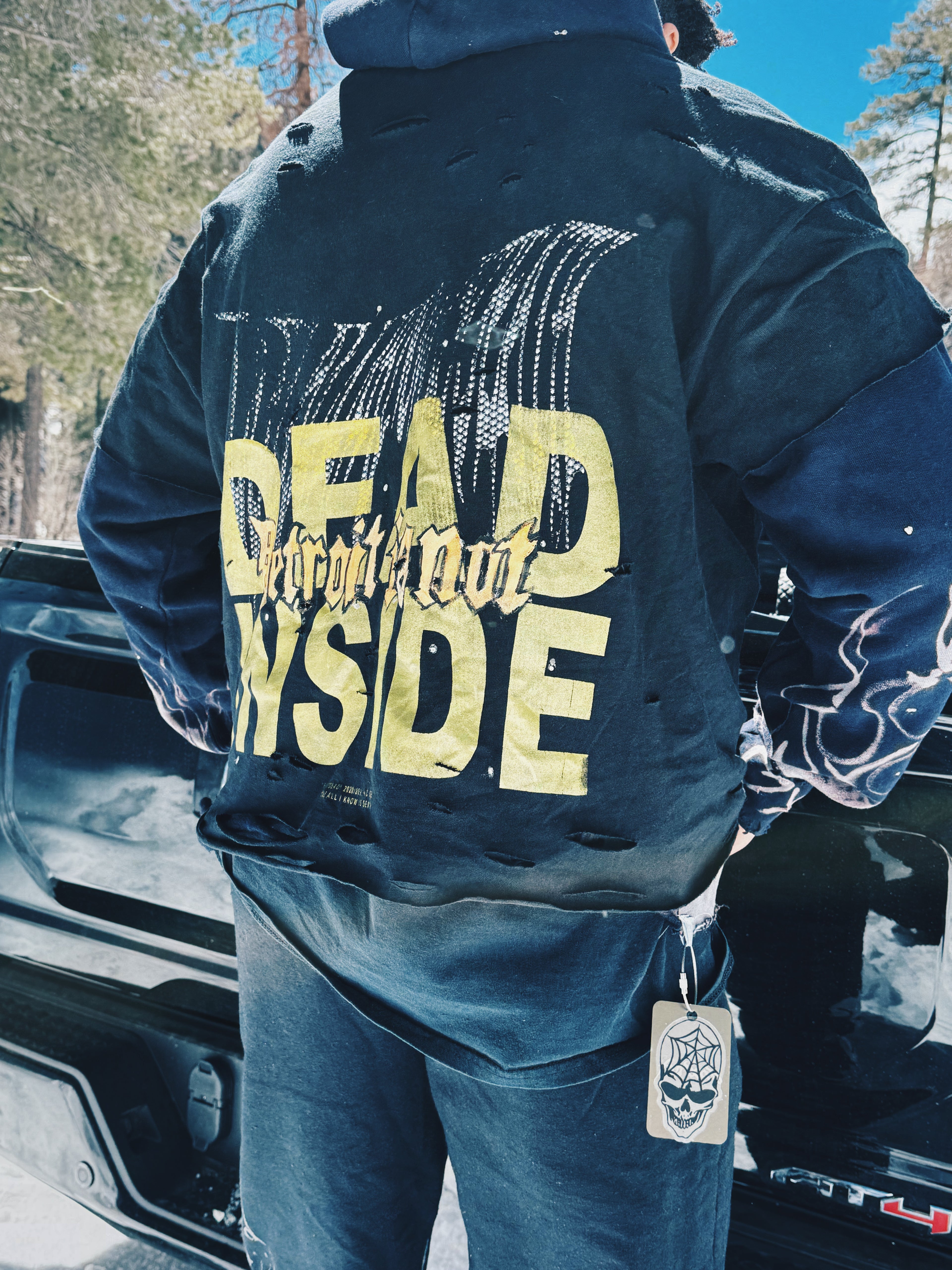 #6 NYPD 1 of 1 upcycled hoodie