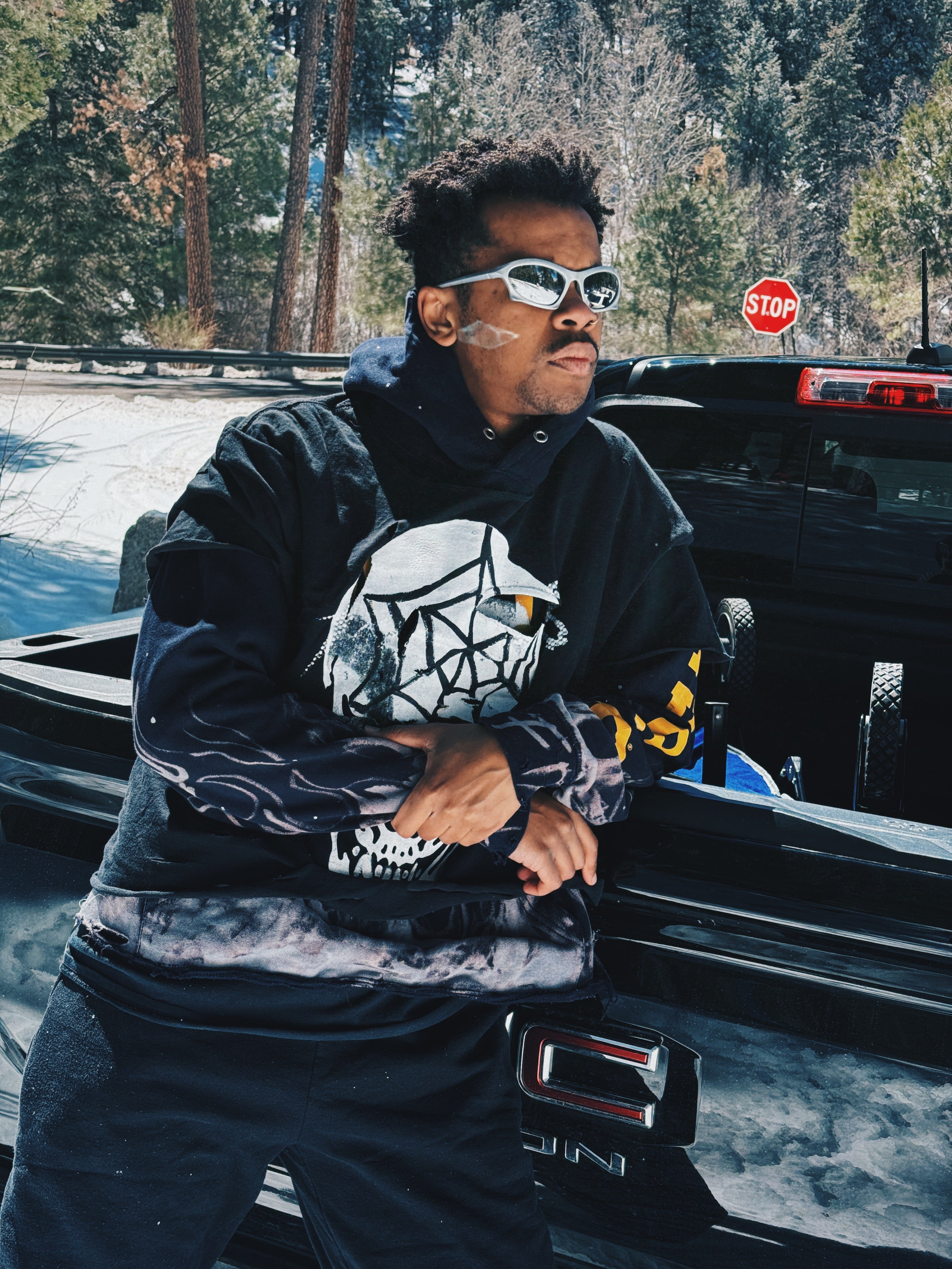 #6 NYPD 1 of 1 upcycled hoodie