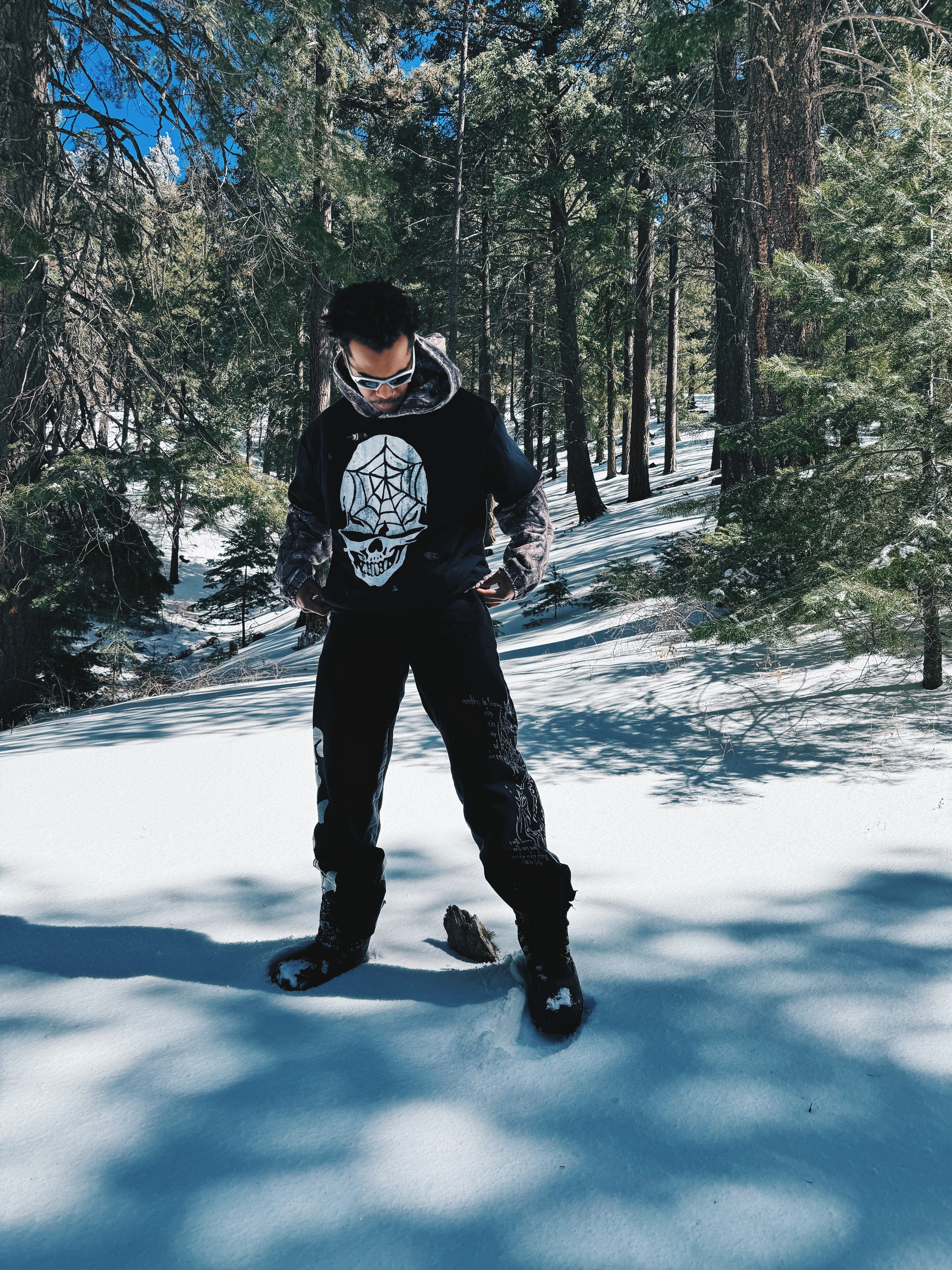 #2 Camo 1 of 1 upcycled hoodie