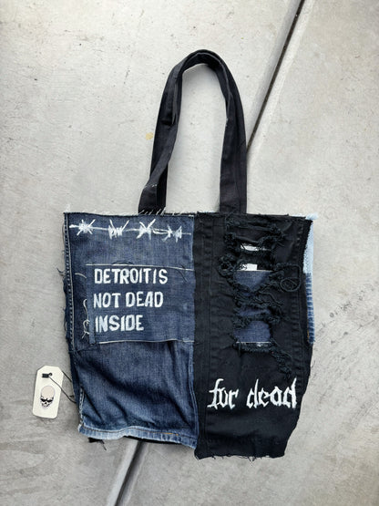 Detroit is not dead inside toto bag