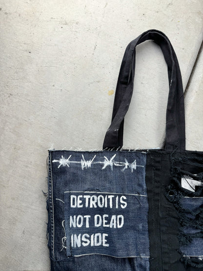 Detroit is not dead inside toto bag