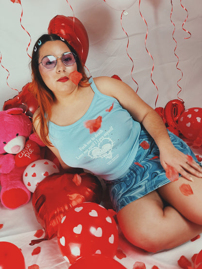 F*ck me to death baby blue baby tee