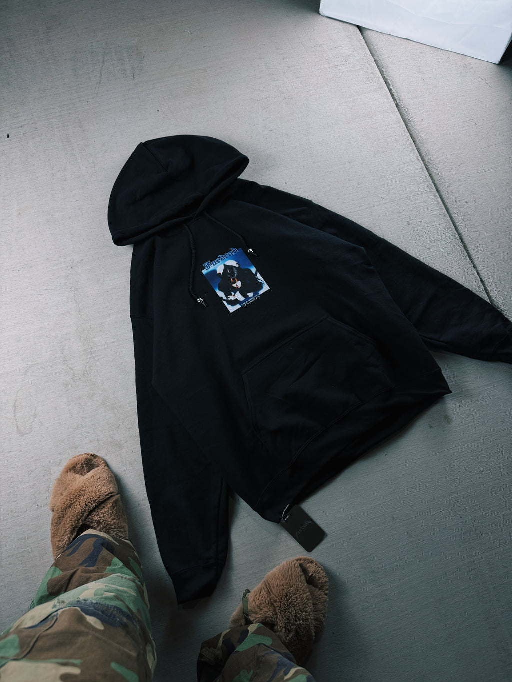 Sudadera con capucha Lust negra